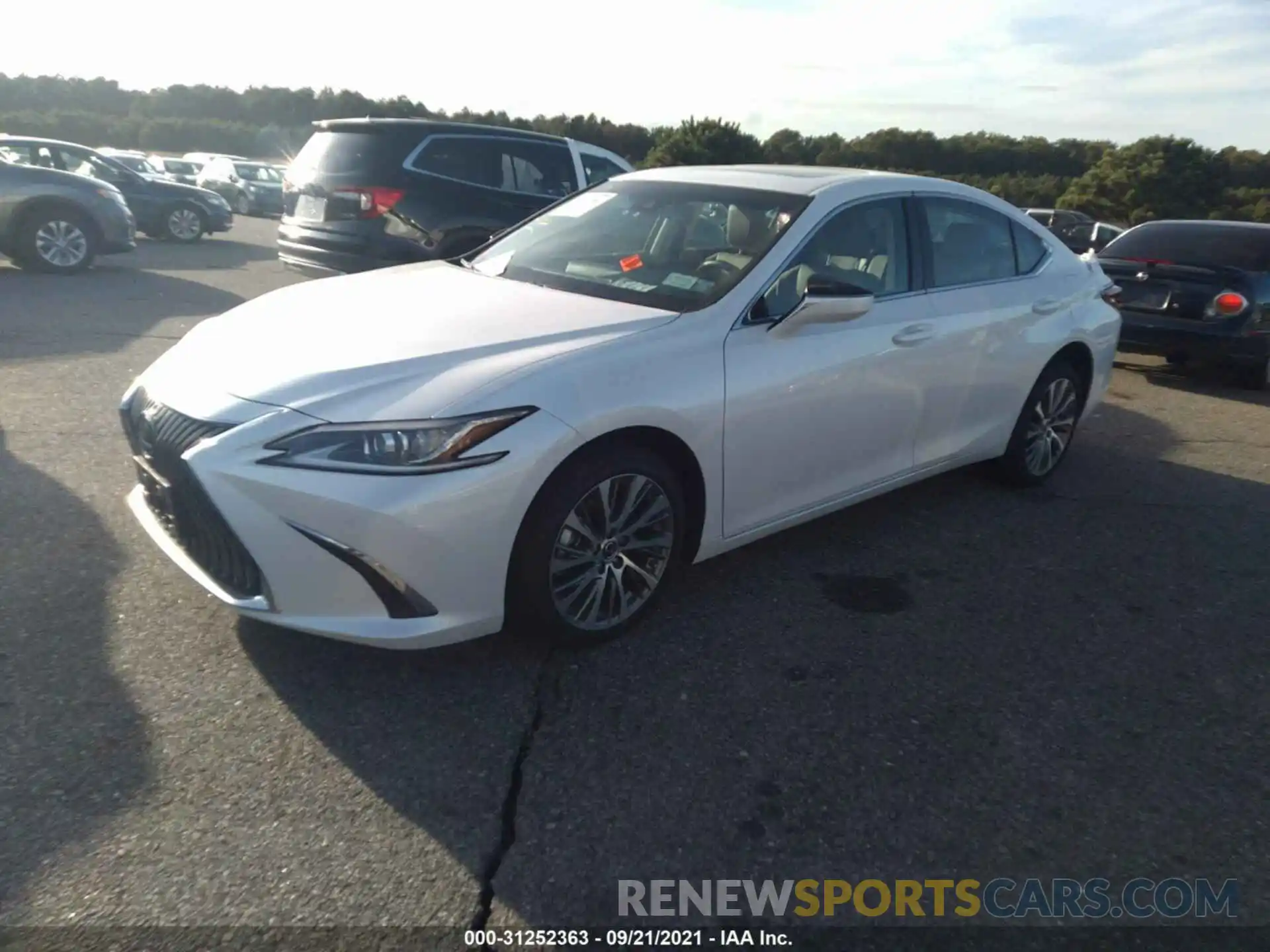 2 Photograph of a damaged car 58AD11D1XMU003384 LEXUS ES 2021