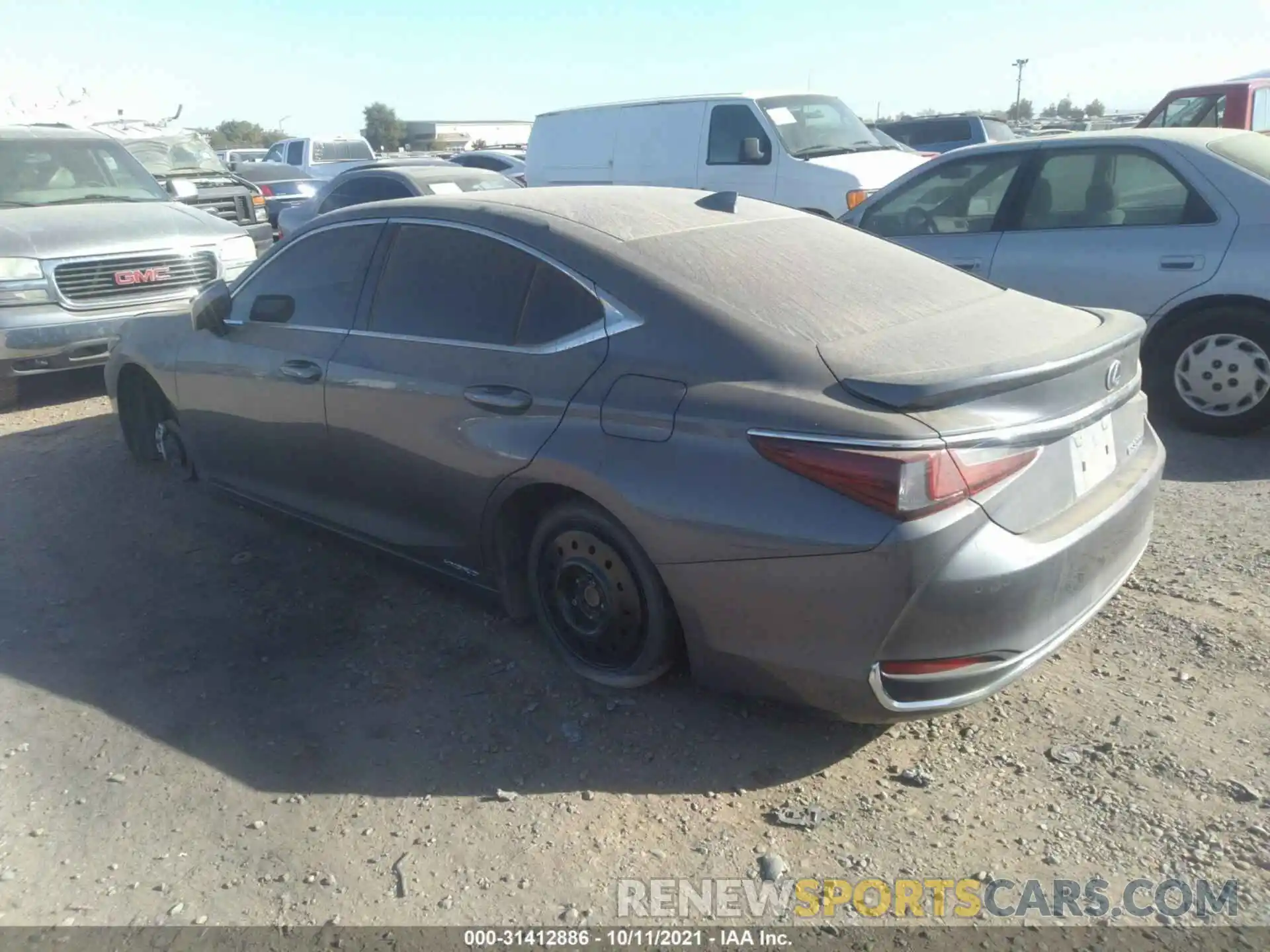 3 Photograph of a damaged car 58ADA1C12MU002876 LEXUS ES 2021