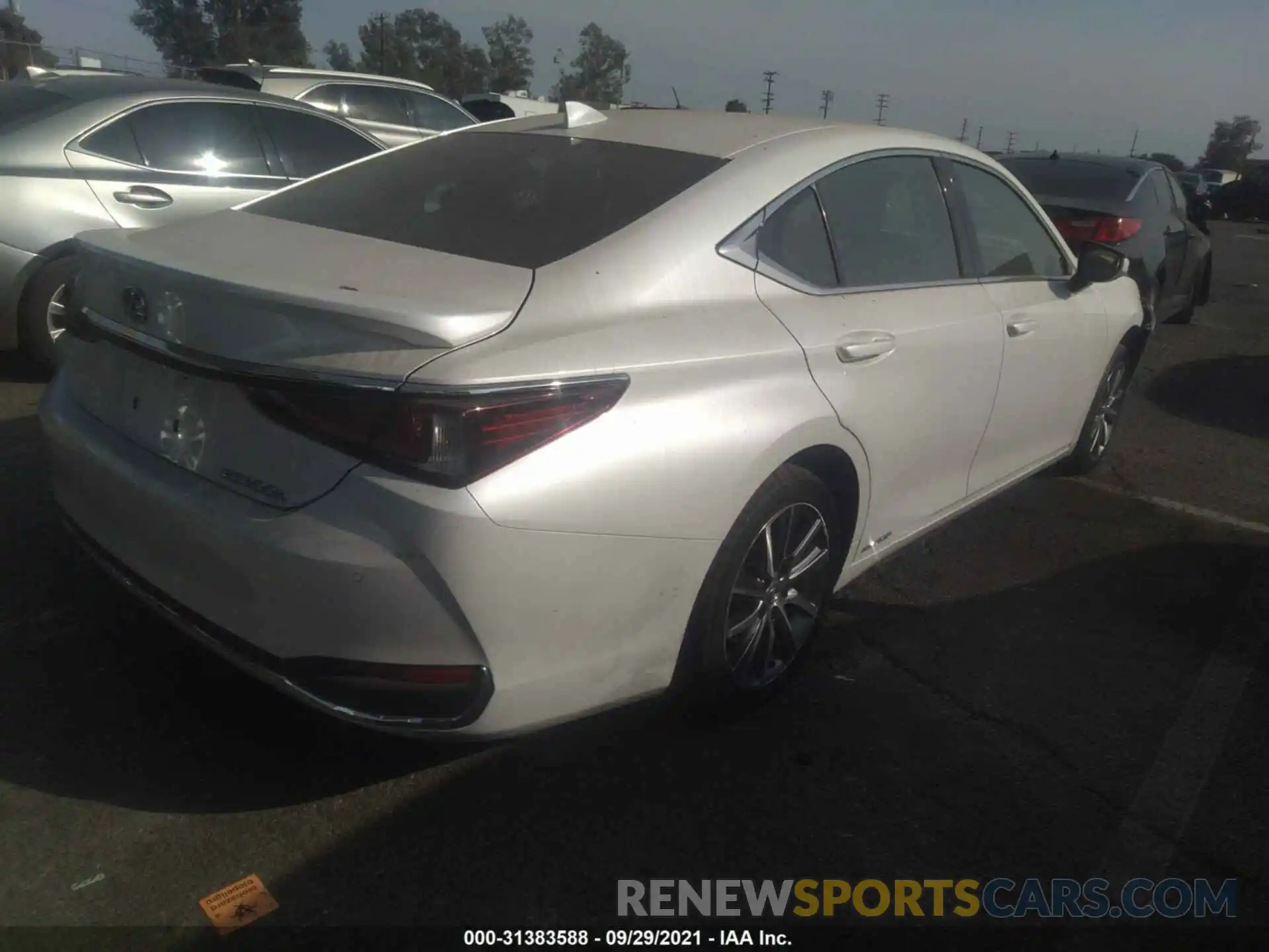 4 Photograph of a damaged car 58ADA1C12MU007642 LEXUS ES 2021