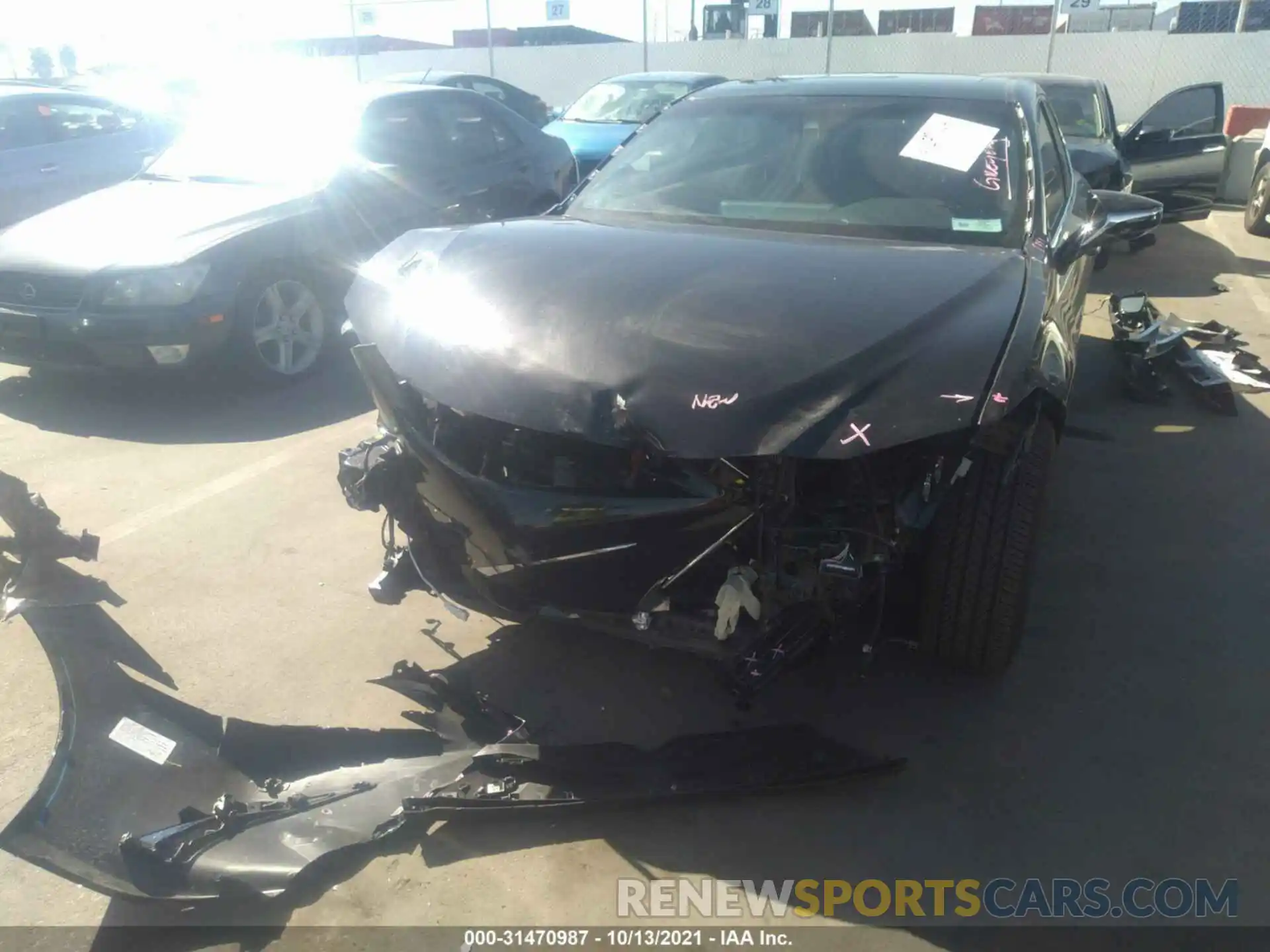 6 Photograph of a damaged car 58ADA1C12MU009634 LEXUS ES 2021