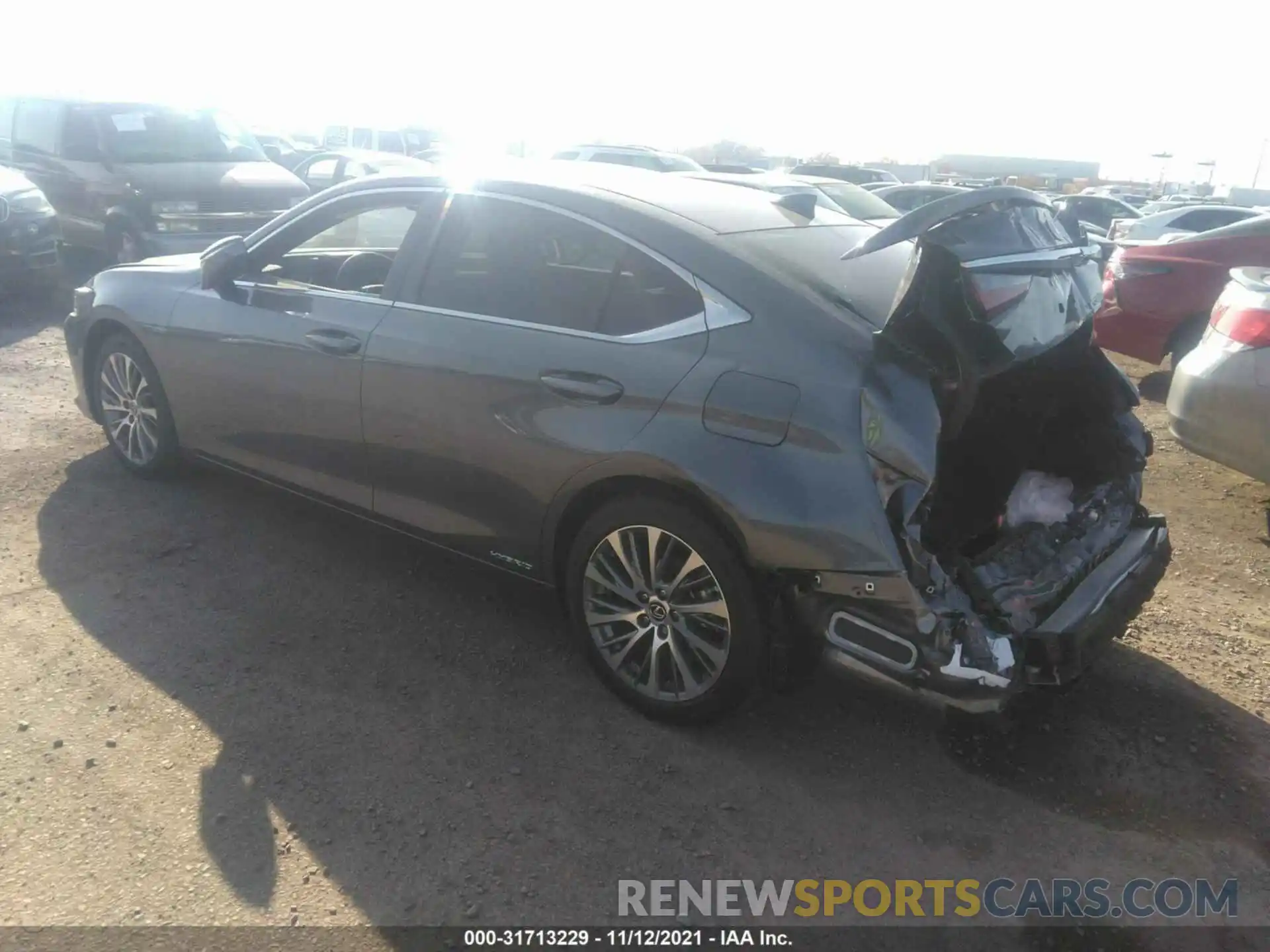 3 Photograph of a damaged car 58ADA1C13MU006077 LEXUS ES 2021