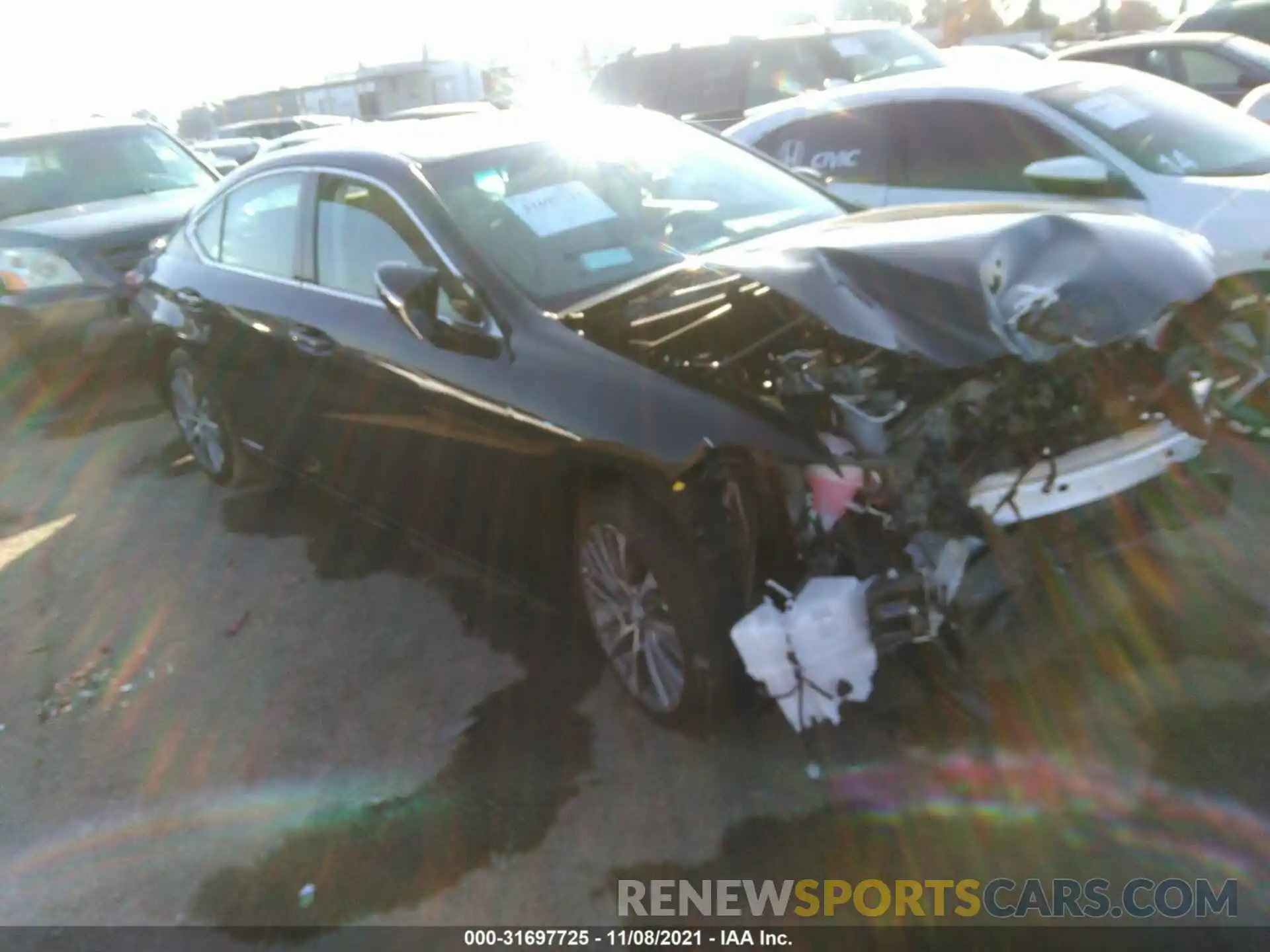 1 Photograph of a damaged car 58ADA1C14MU012860 LEXUS ES 2021