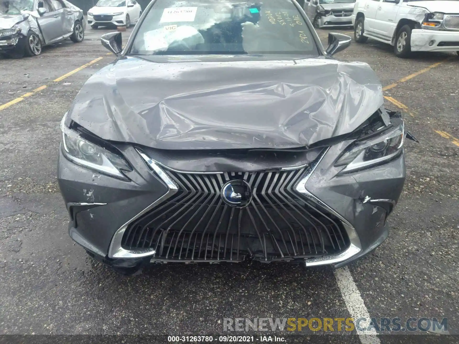 6 Photograph of a damaged car 58ADA1C15MU002421 LEXUS ES 2021