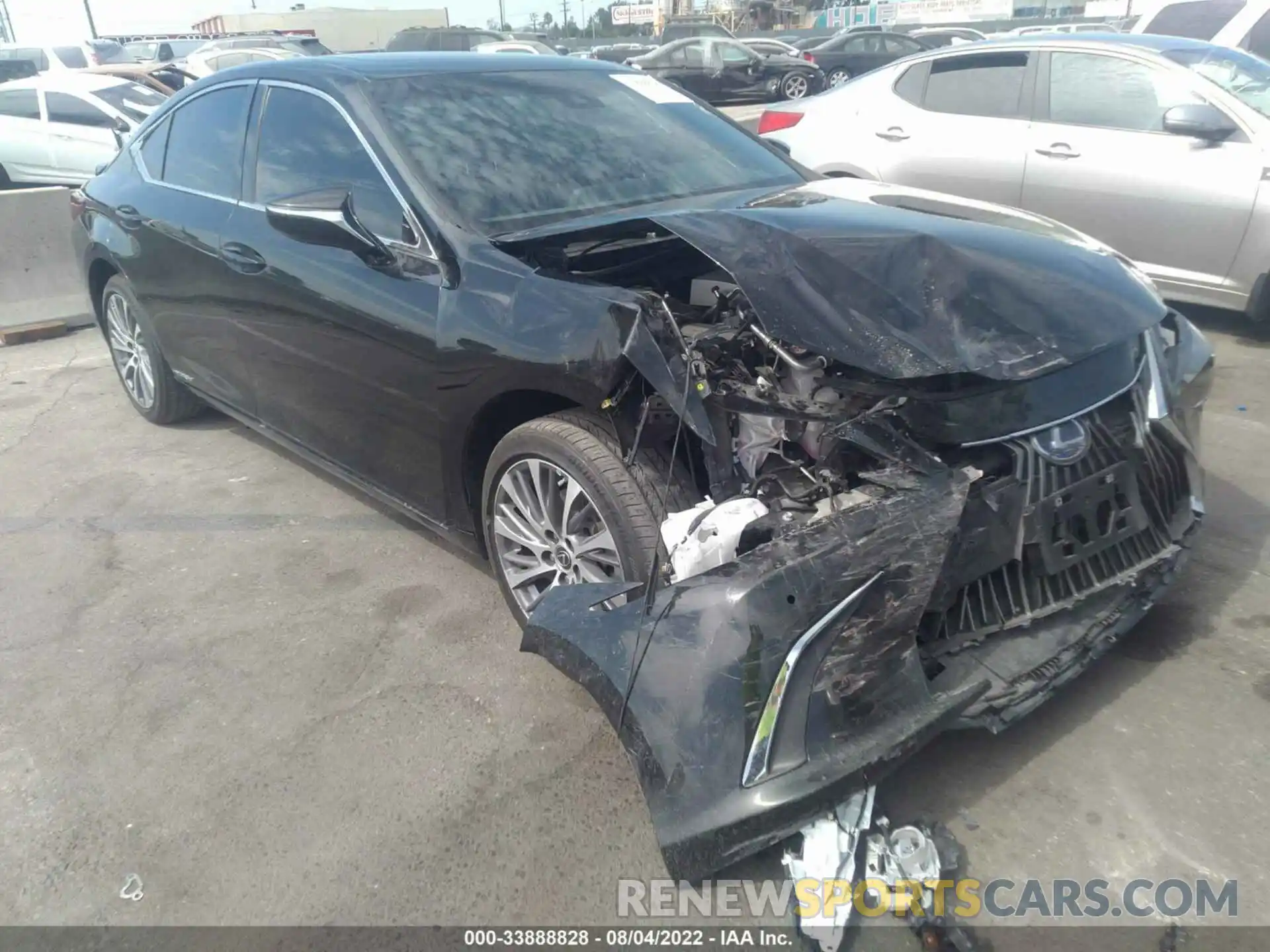 1 Photograph of a damaged car 58ADA1C15MU012446 LEXUS ES 2021