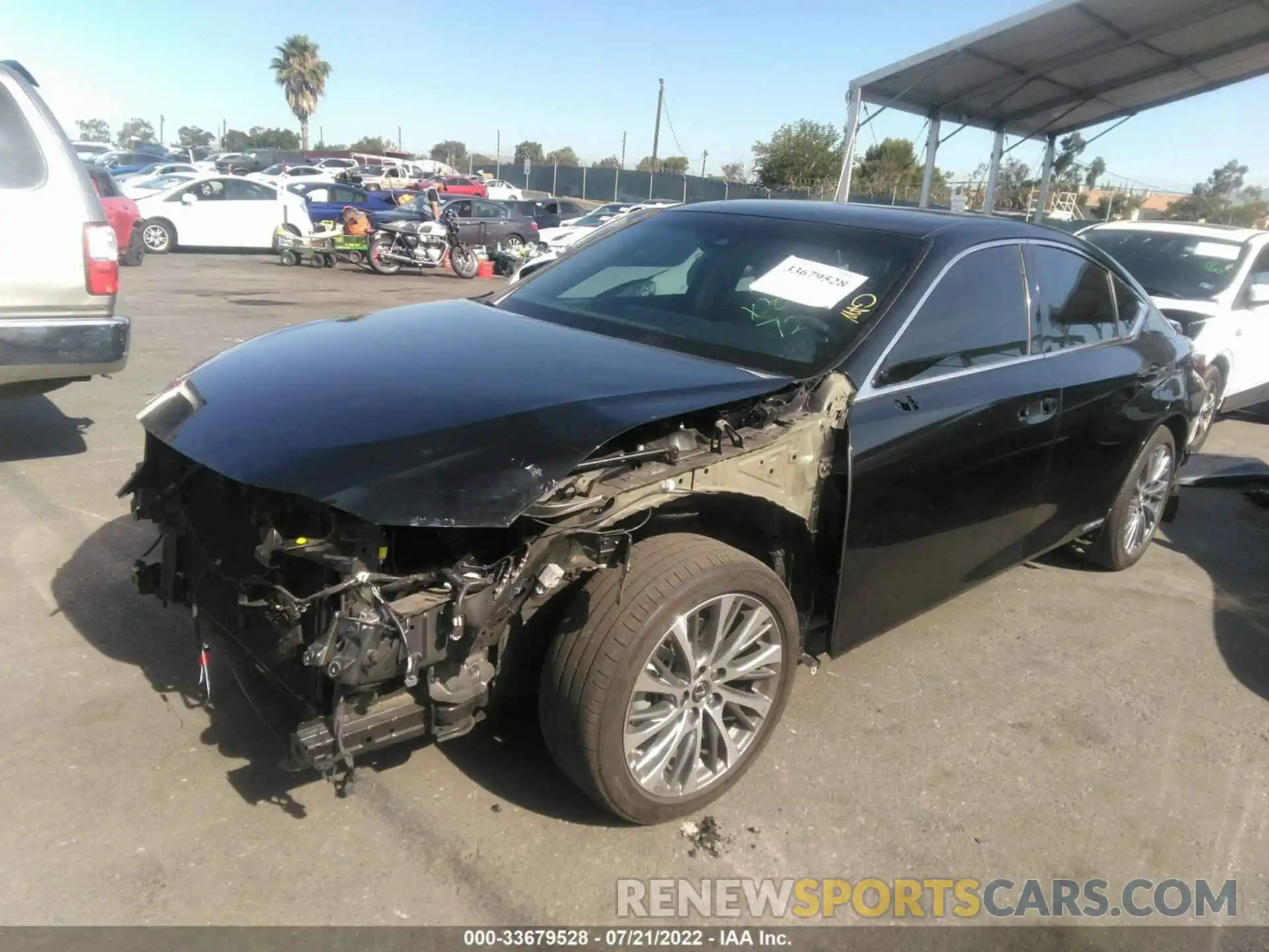 2 Photograph of a damaged car 58ADA1C17MU007085 LEXUS ES 2021