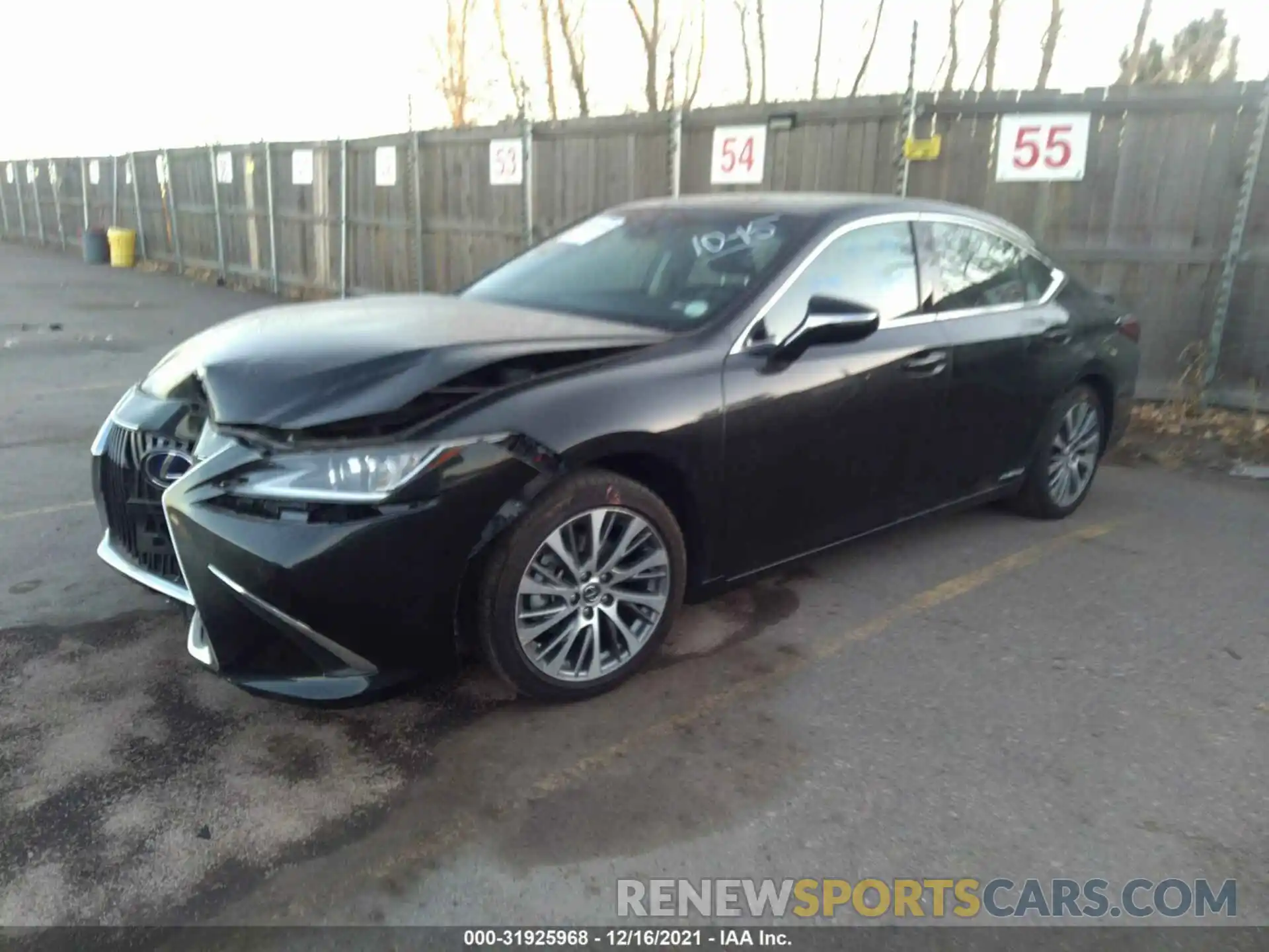 2 Photograph of a damaged car 58ADA1C19MU003586 LEXUS ES 2021