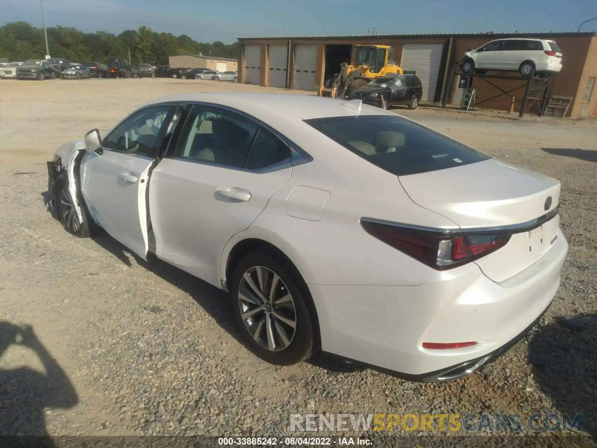 3 Photograph of a damaged car 58ADZ1B10MU098663 LEXUS ES 2021