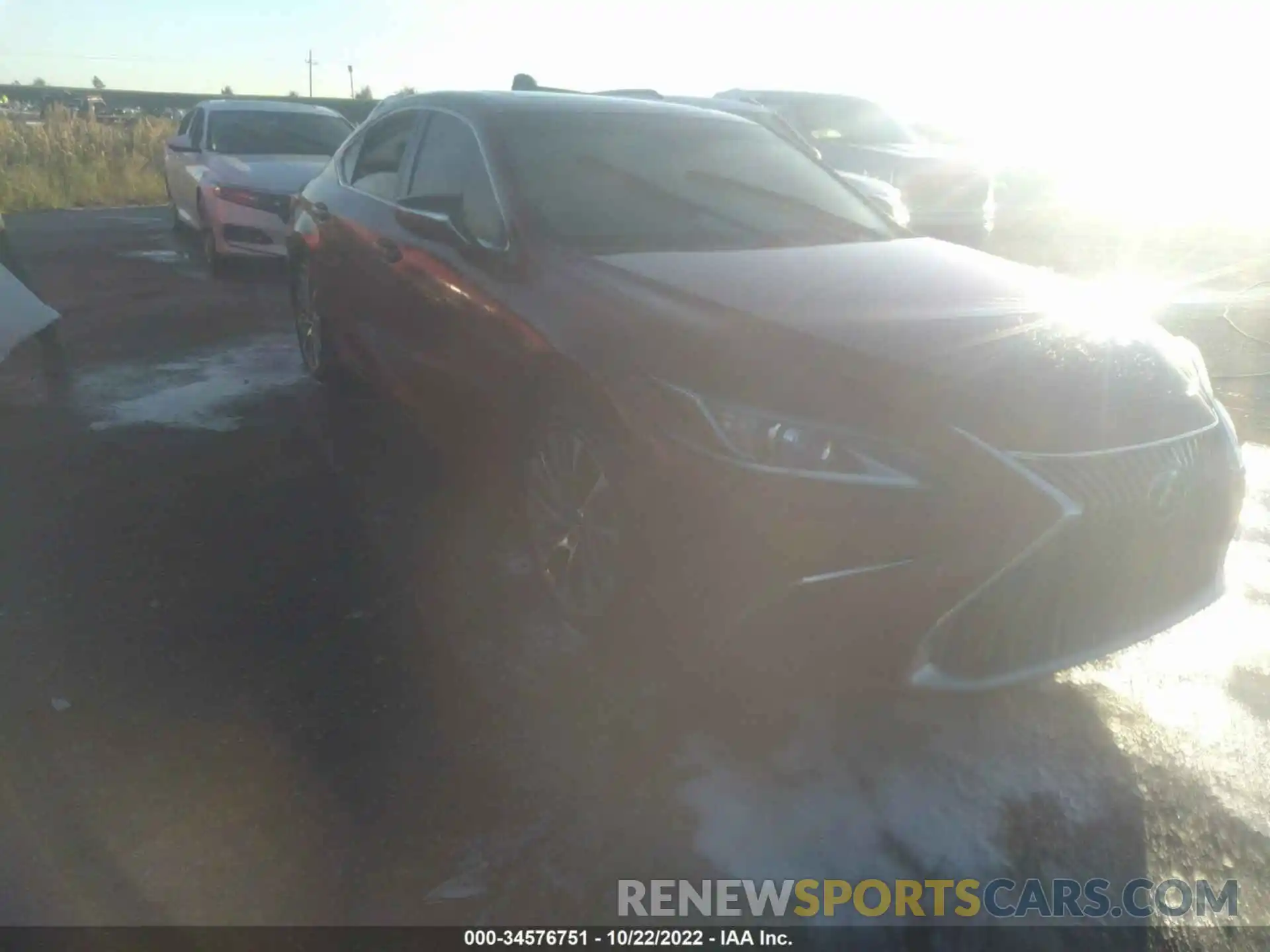 1 Photograph of a damaged car 58ADZ1B10MU103313 LEXUS ES 2021