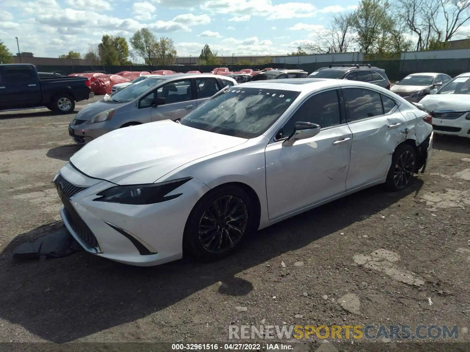 2 Photograph of a damaged car 58ADZ1B10MU106373 LEXUS ES 2021