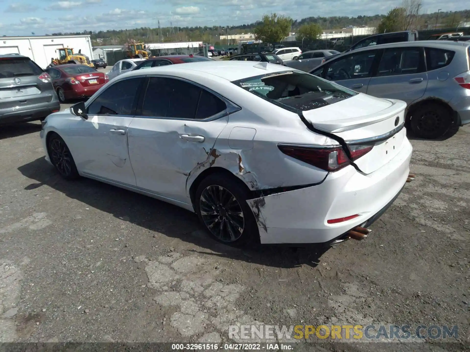 3 Photograph of a damaged car 58ADZ1B10MU106373 LEXUS ES 2021