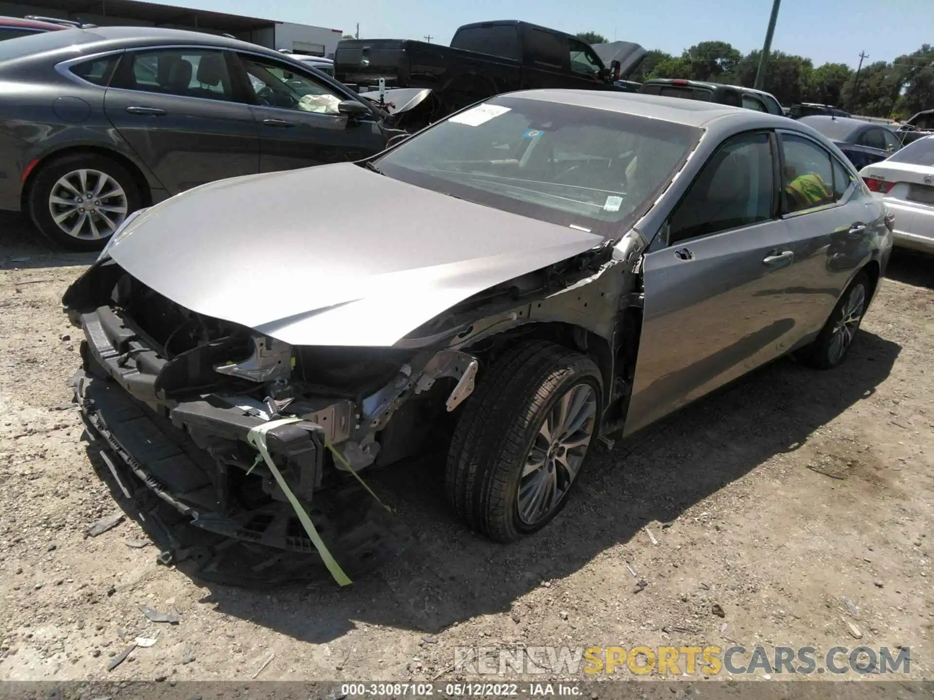 2 Photograph of a damaged car 58ADZ1B11MU087025 LEXUS ES 2021