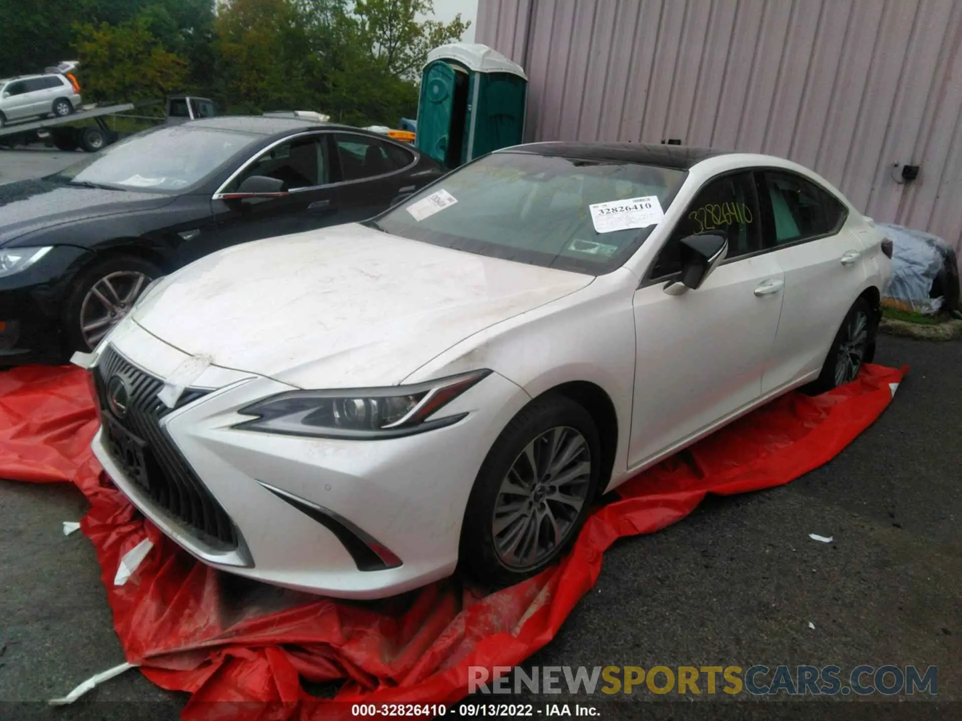 2 Photograph of a damaged car 58ADZ1B13MU100311 LEXUS ES 2021