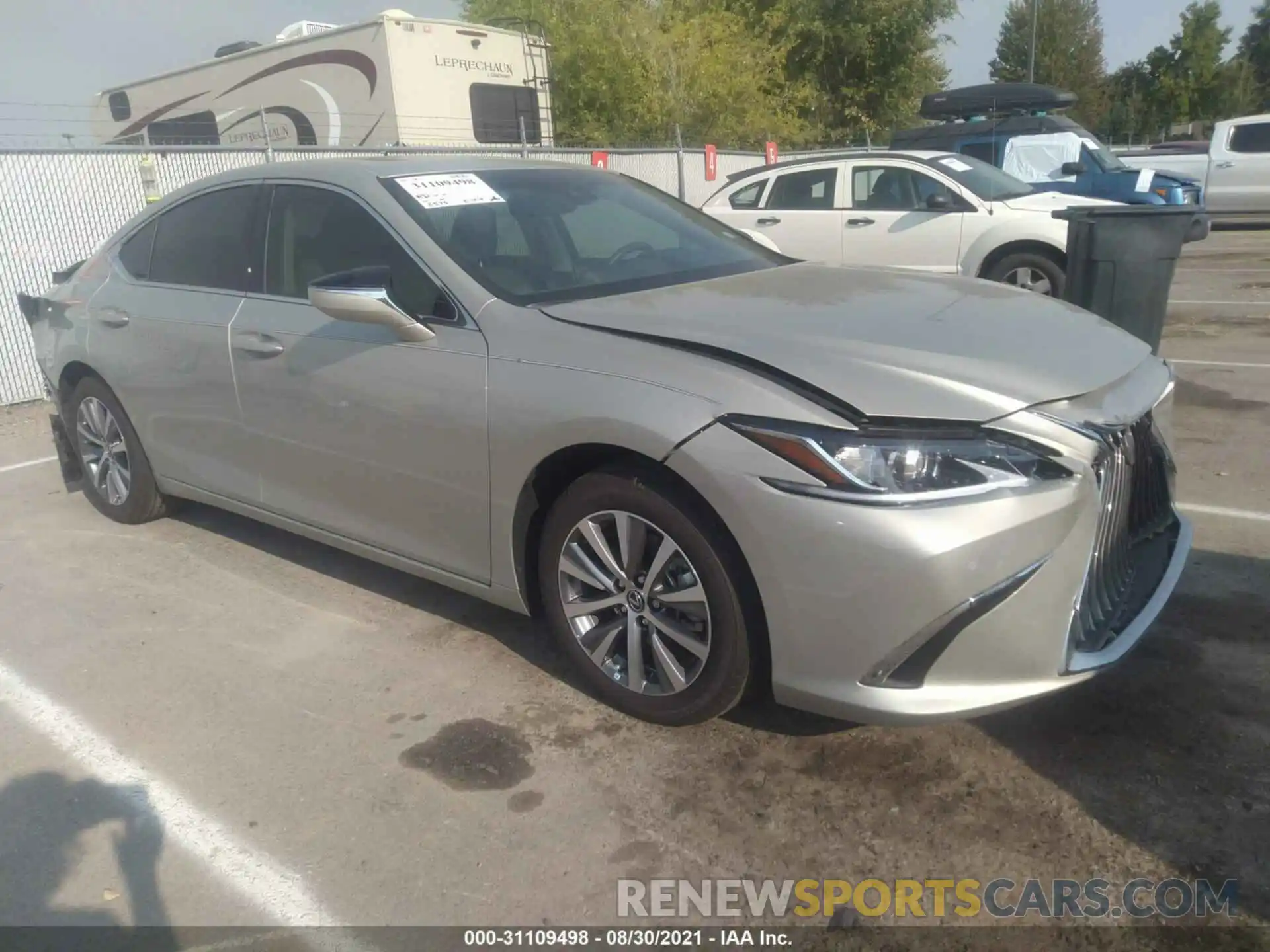 1 Photograph of a damaged car 58ADZ1B14MU087522 LEXUS ES 2021