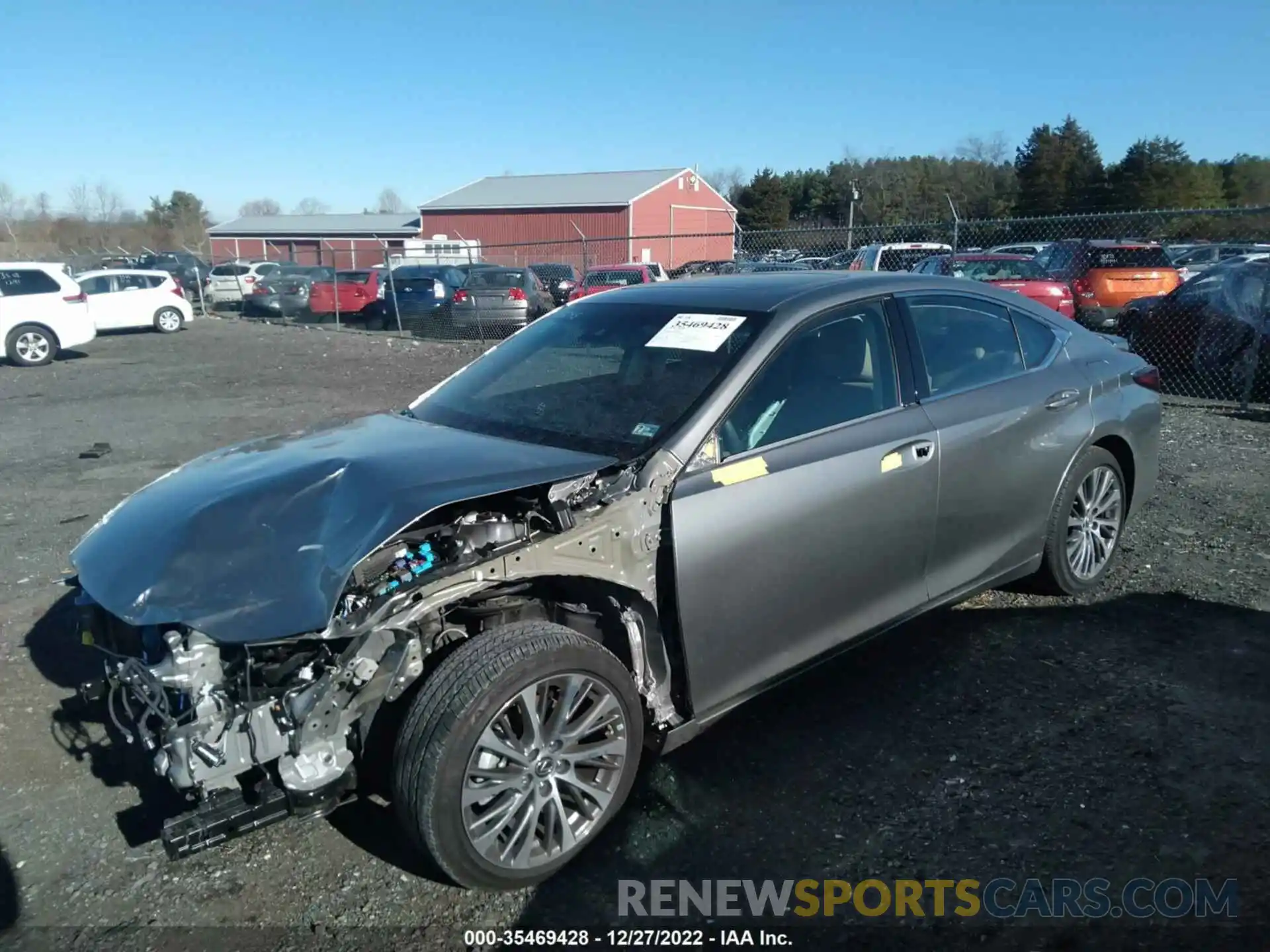 2 Photograph of a damaged car 58ADZ1B15MU106871 LEXUS ES 2021