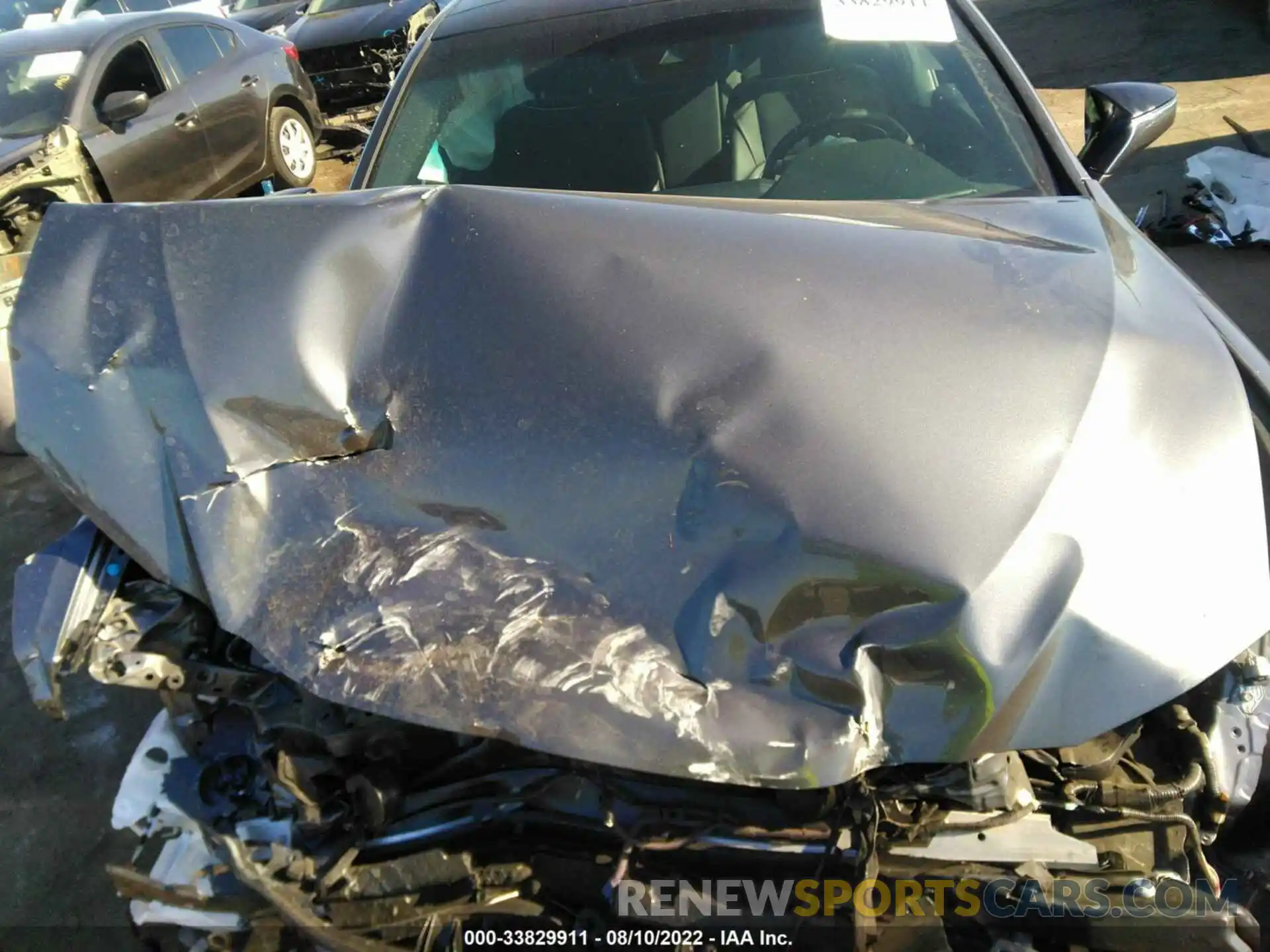 10 Photograph of a damaged car 58ADZ1B17MU086025 LEXUS ES 2021