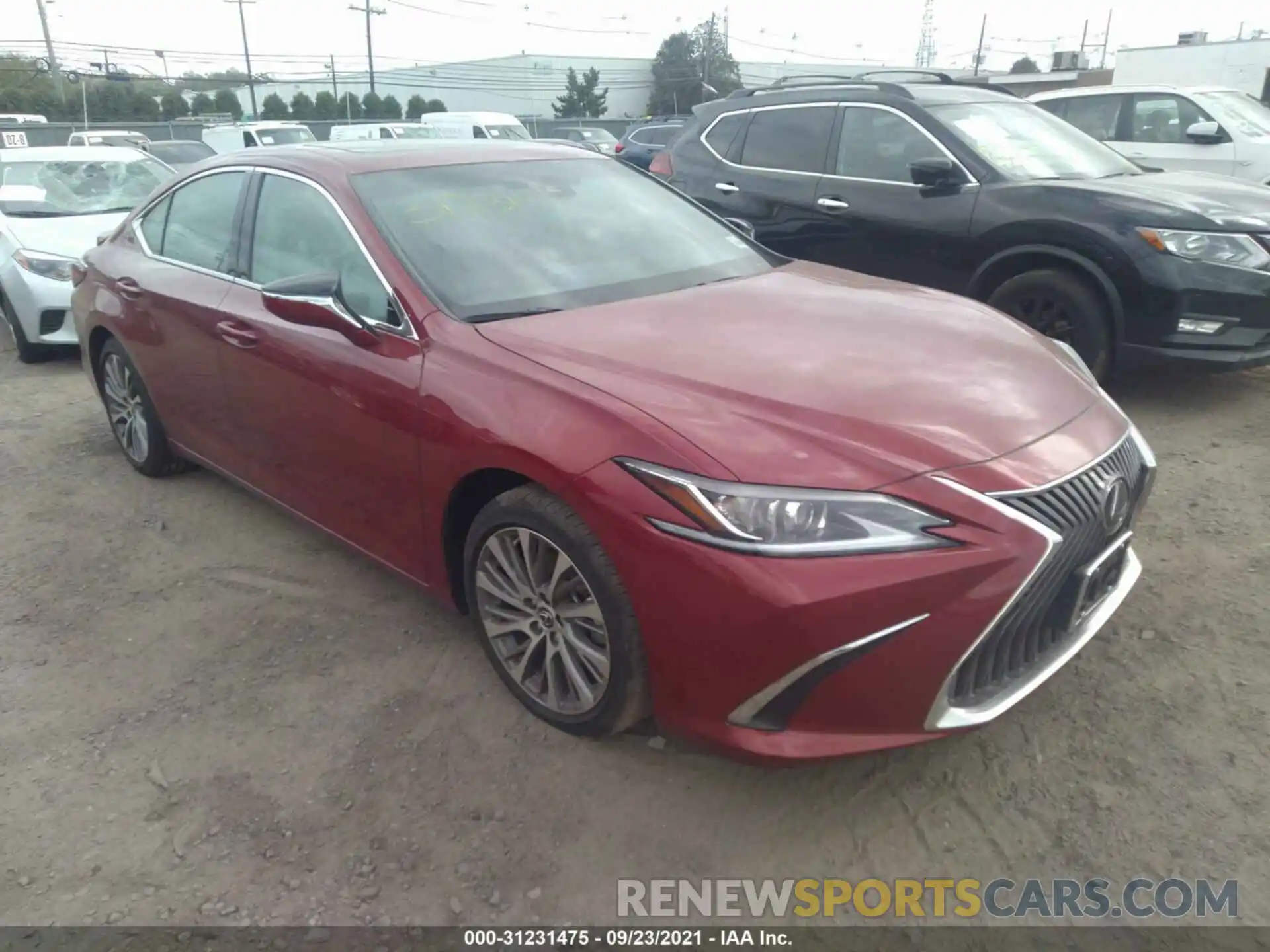 1 Photograph of a damaged car 58ADZ1B17MU091421 LEXUS ES 2021