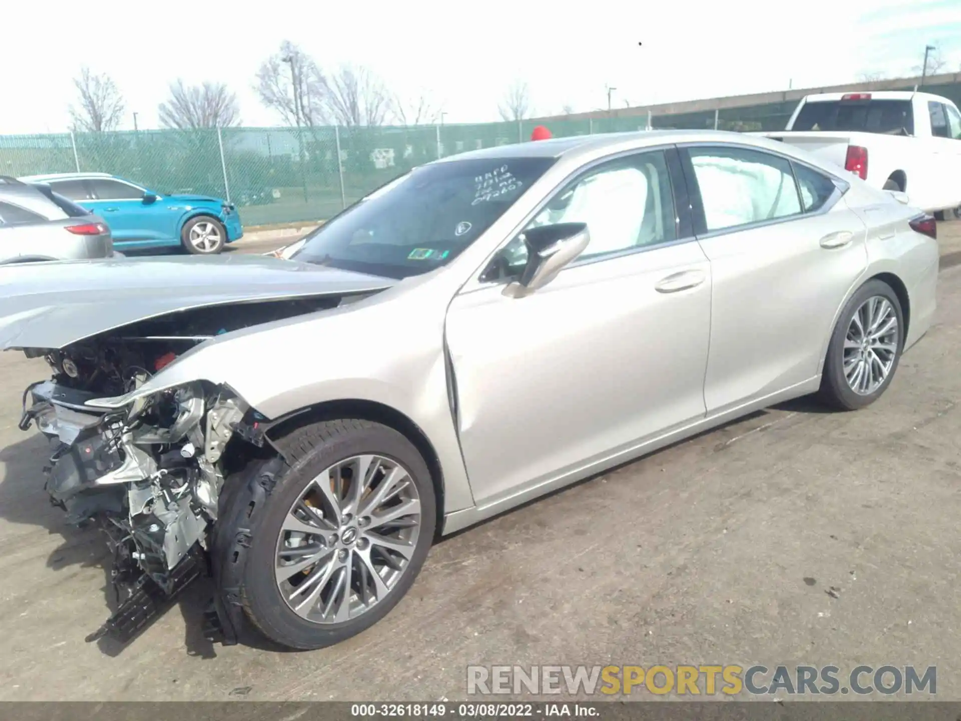 2 Photograph of a damaged car 58ADZ1B17MU092603 LEXUS ES 2021