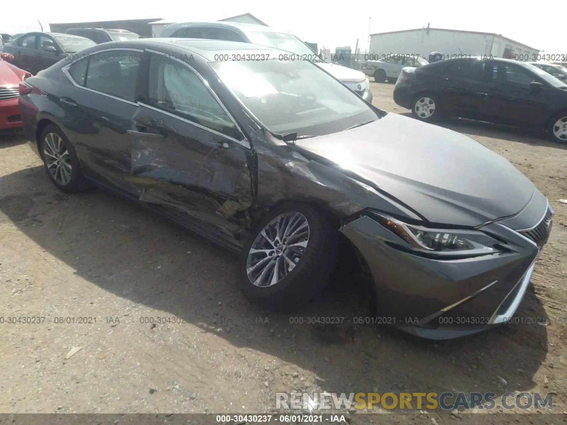 1 Photograph of a damaged car 58ADZ1B18MU098927 LEXUS ES 2021