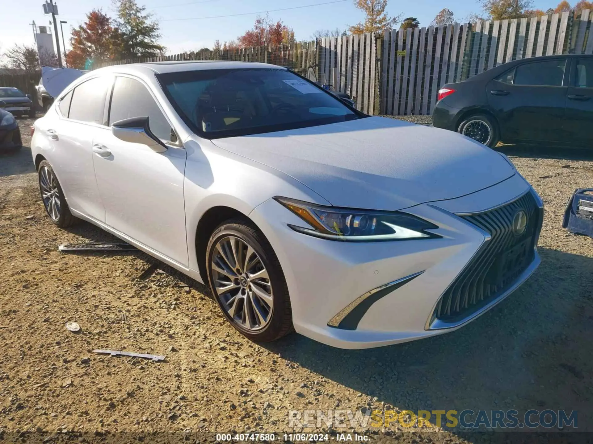 1 Photograph of a damaged car 58ADZ1B19MU083661 LEXUS ES 2021