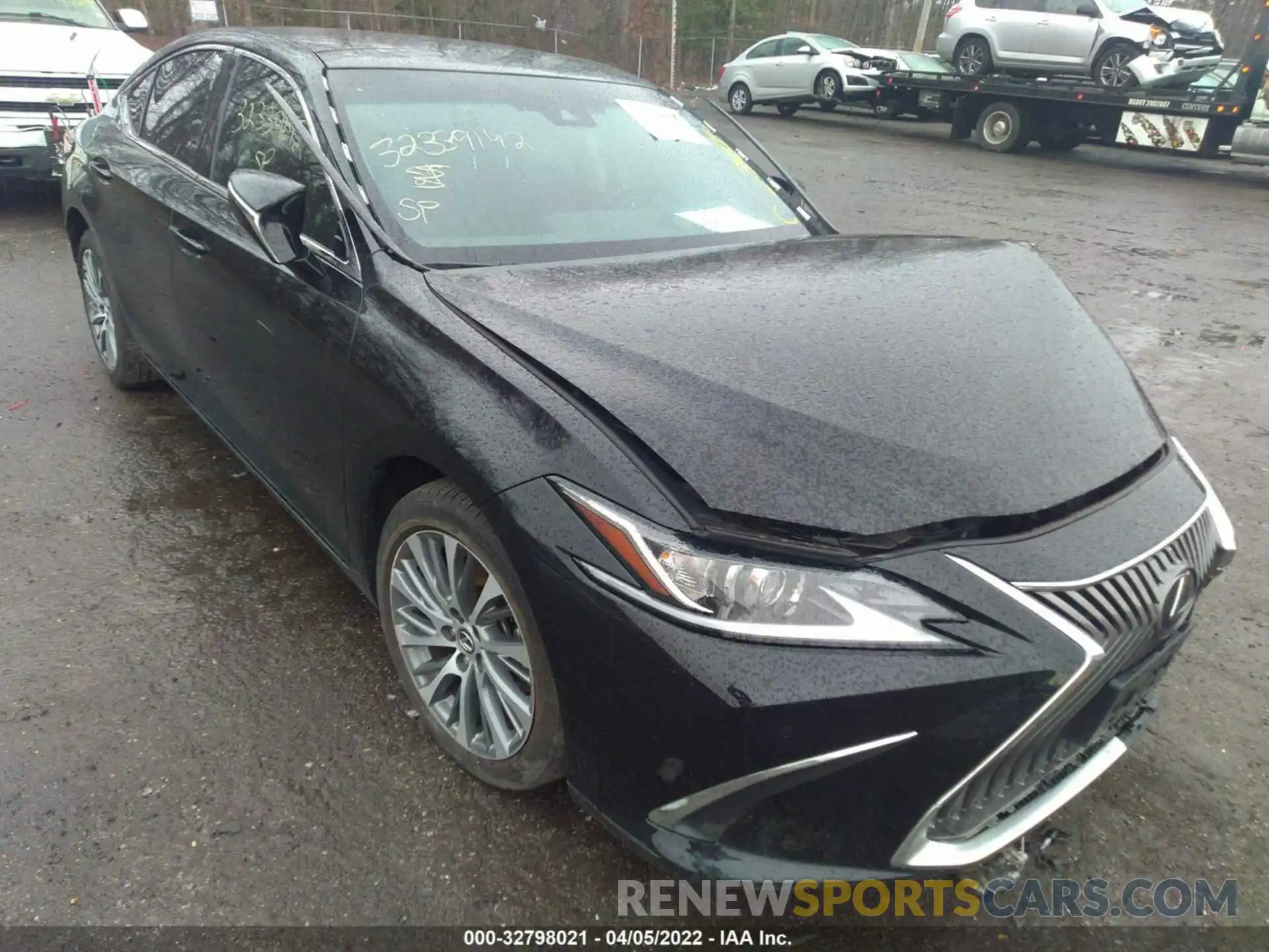 1 Photograph of a damaged car 58ADZ1B1XMU092529 LEXUS ES 2021