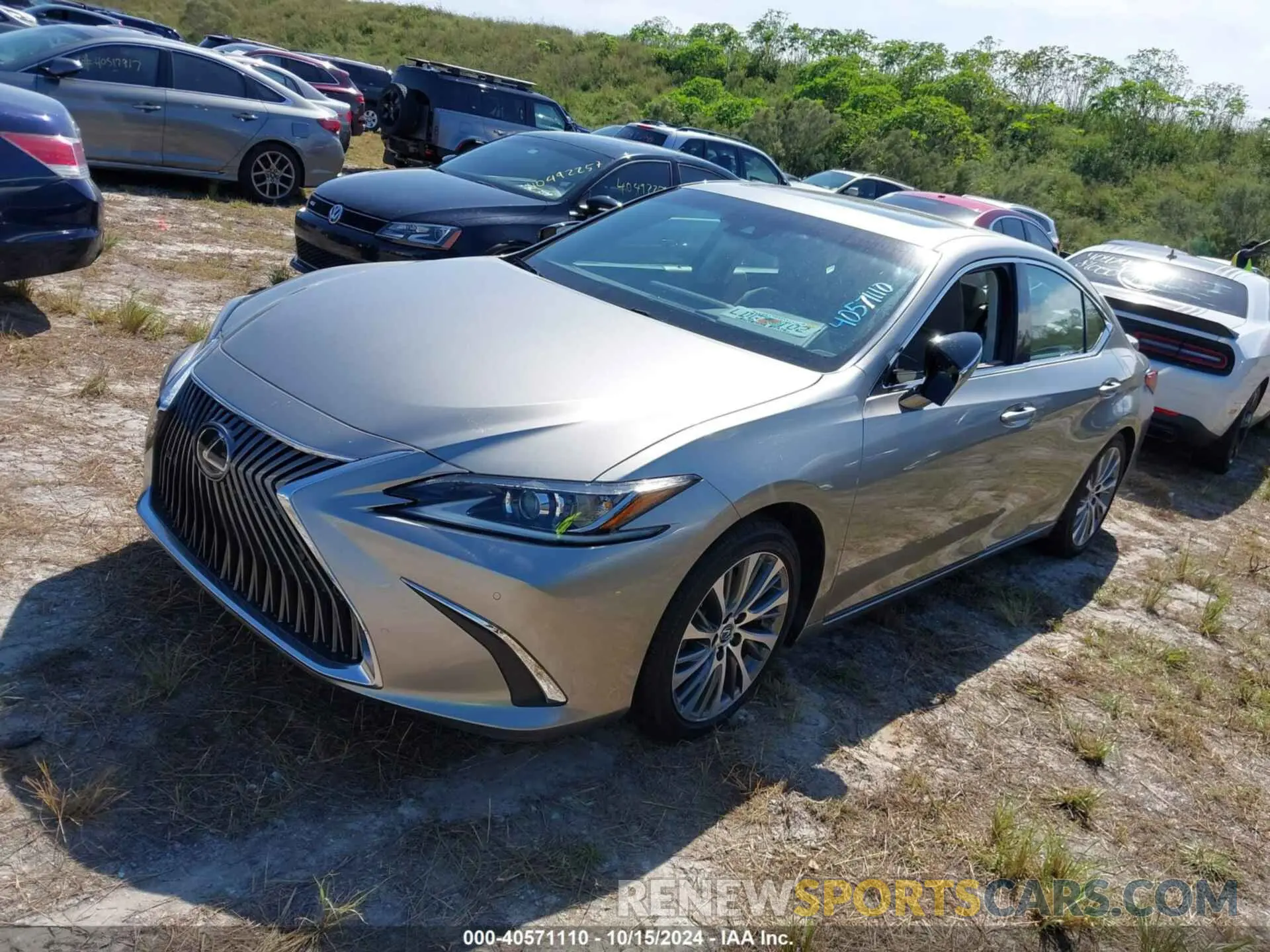 2 Photograph of a damaged car 58ADZ1B1XMU093907 LEXUS ES 2021