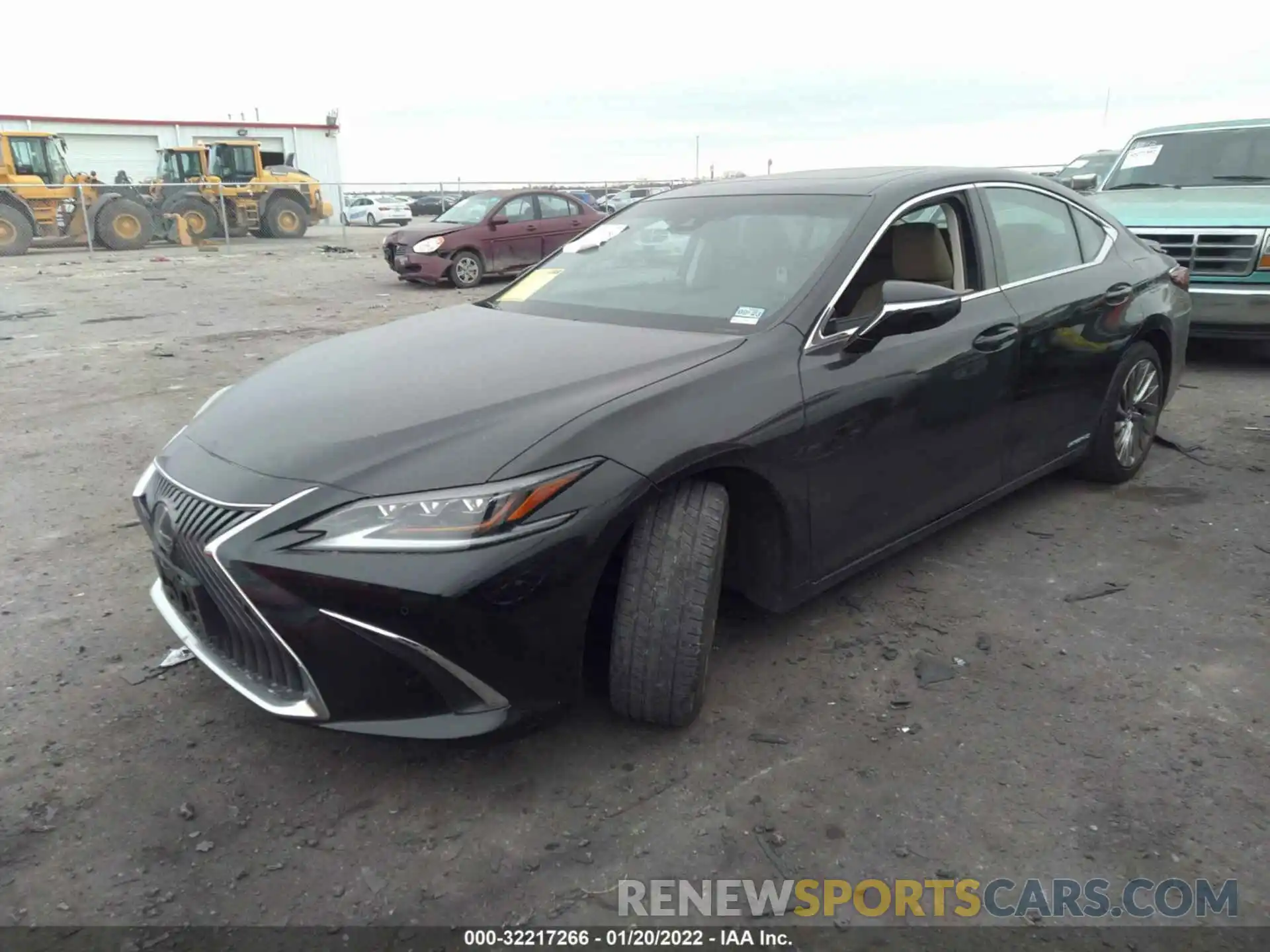 2 Photograph of a damaged car 58AFA1C1XMU012502 LEXUS ES 2021