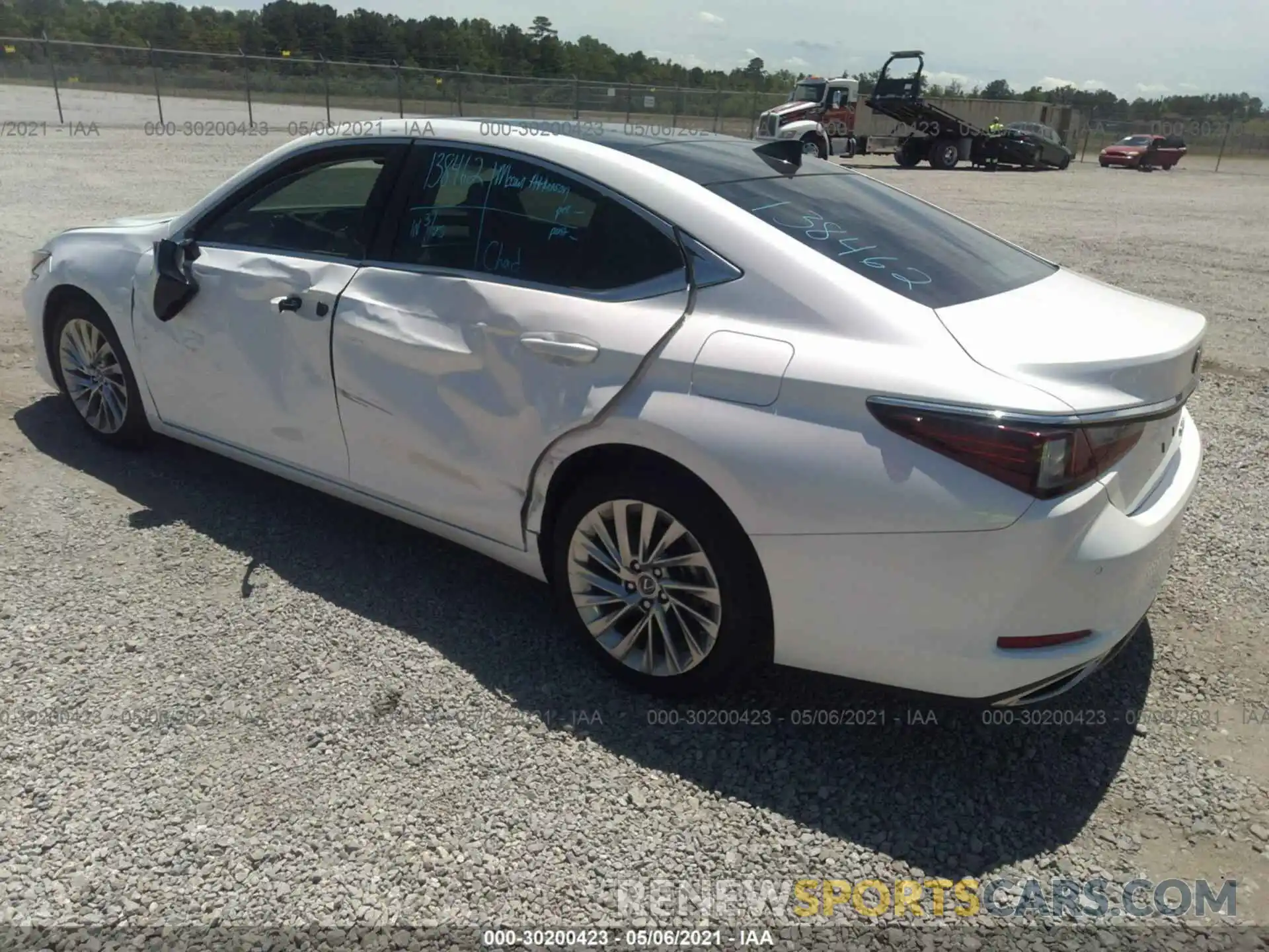 3 Photograph of a damaged car 58AFZ1B15MU093256 LEXUS ES 2021