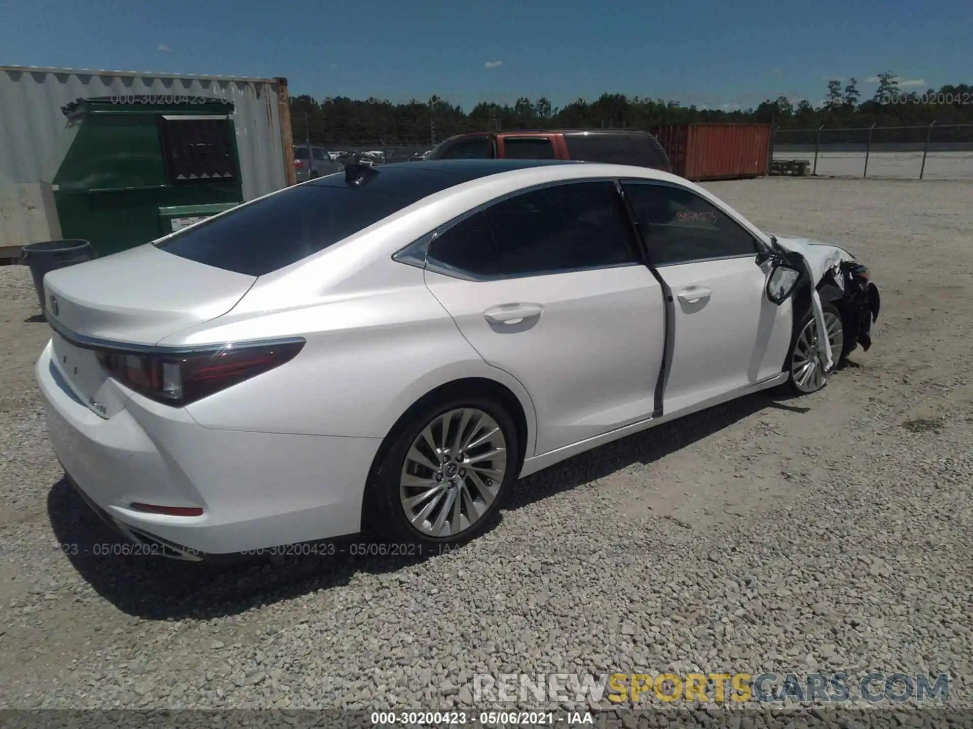 4 Photograph of a damaged car 58AFZ1B15MU093256 LEXUS ES 2021