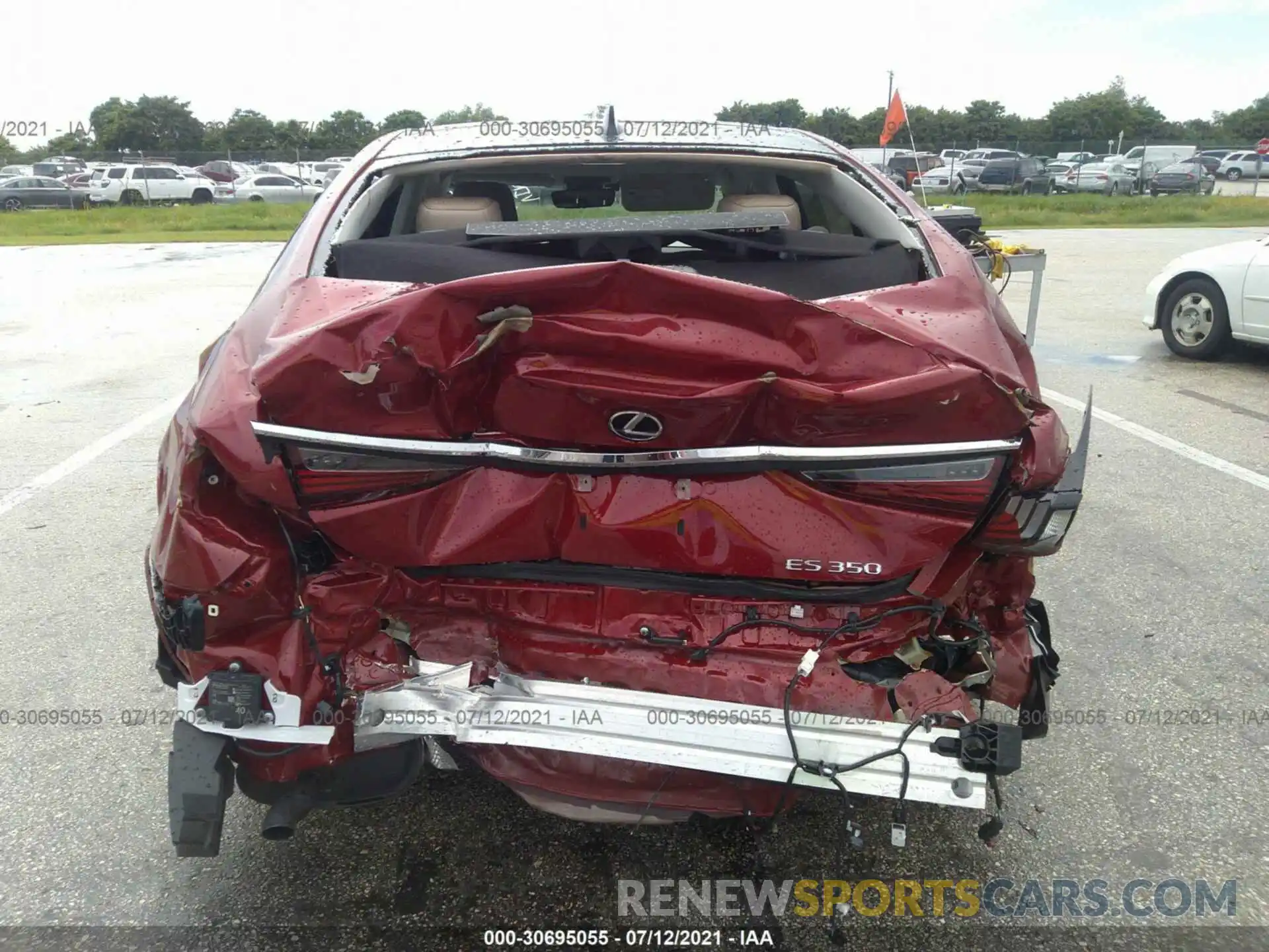 6 Photograph of a damaged car 58AFZ1B19MU096886 LEXUS ES 2021