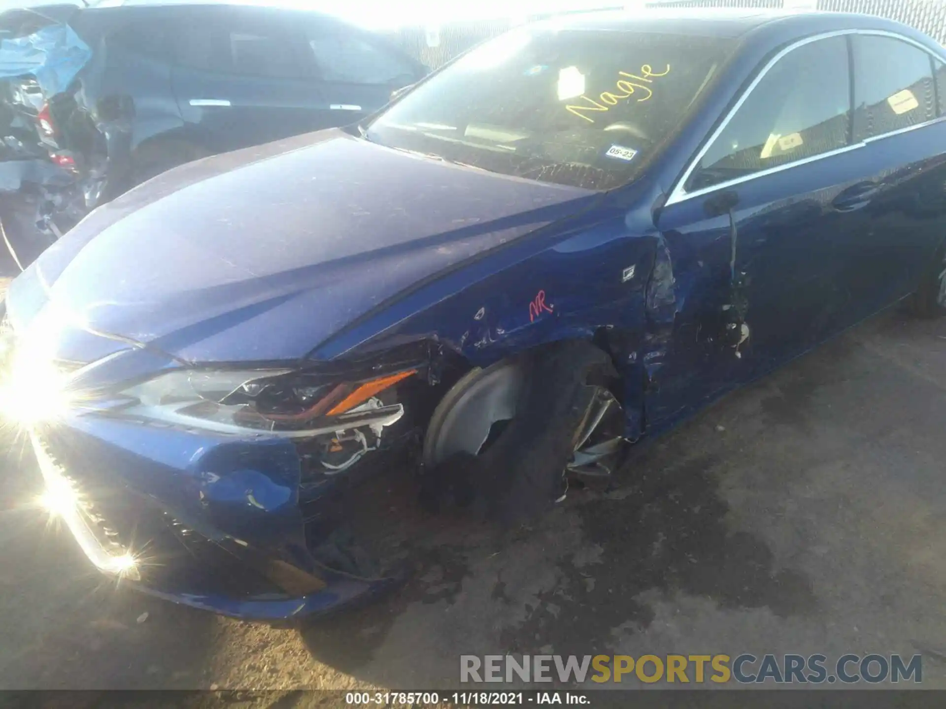 6 Photograph of a damaged car 58AGZ1B10MU096411 LEXUS ES 2021