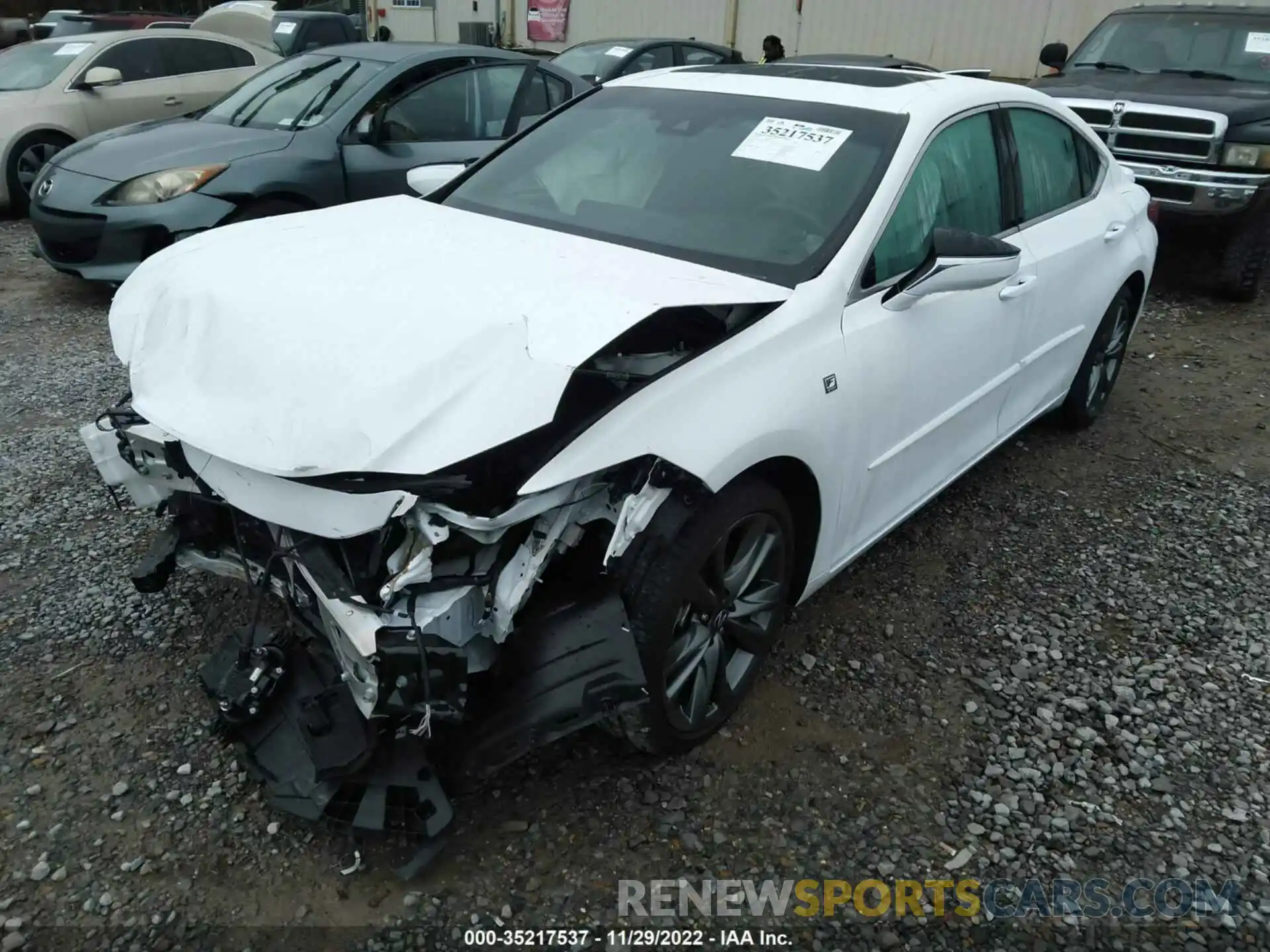 2 Photograph of a damaged car 58AGZ1B11MU107125 LEXUS ES 2021