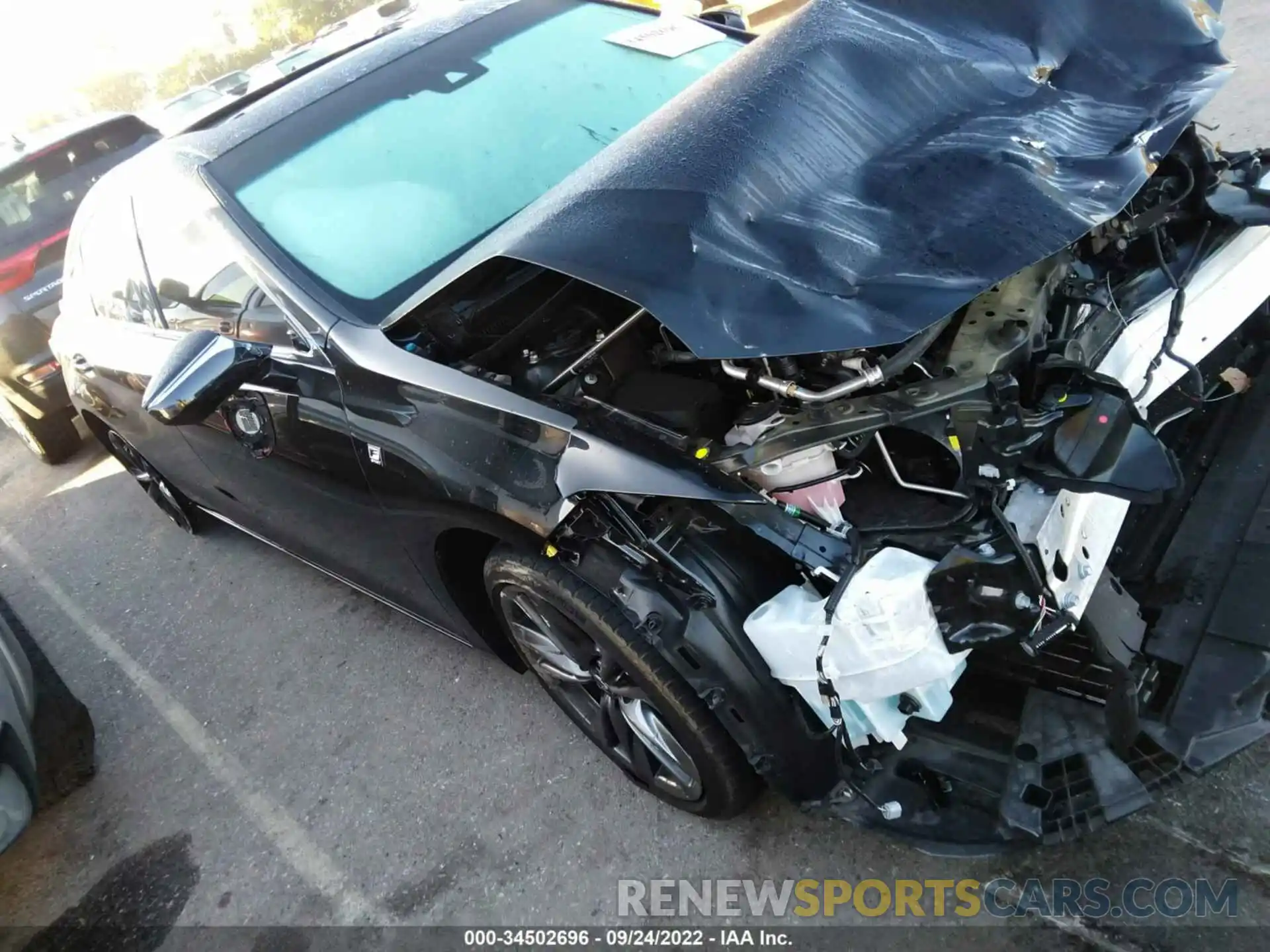 1 Photograph of a damaged car 58AGZ1B18MU301456 LEXUS ES 2021