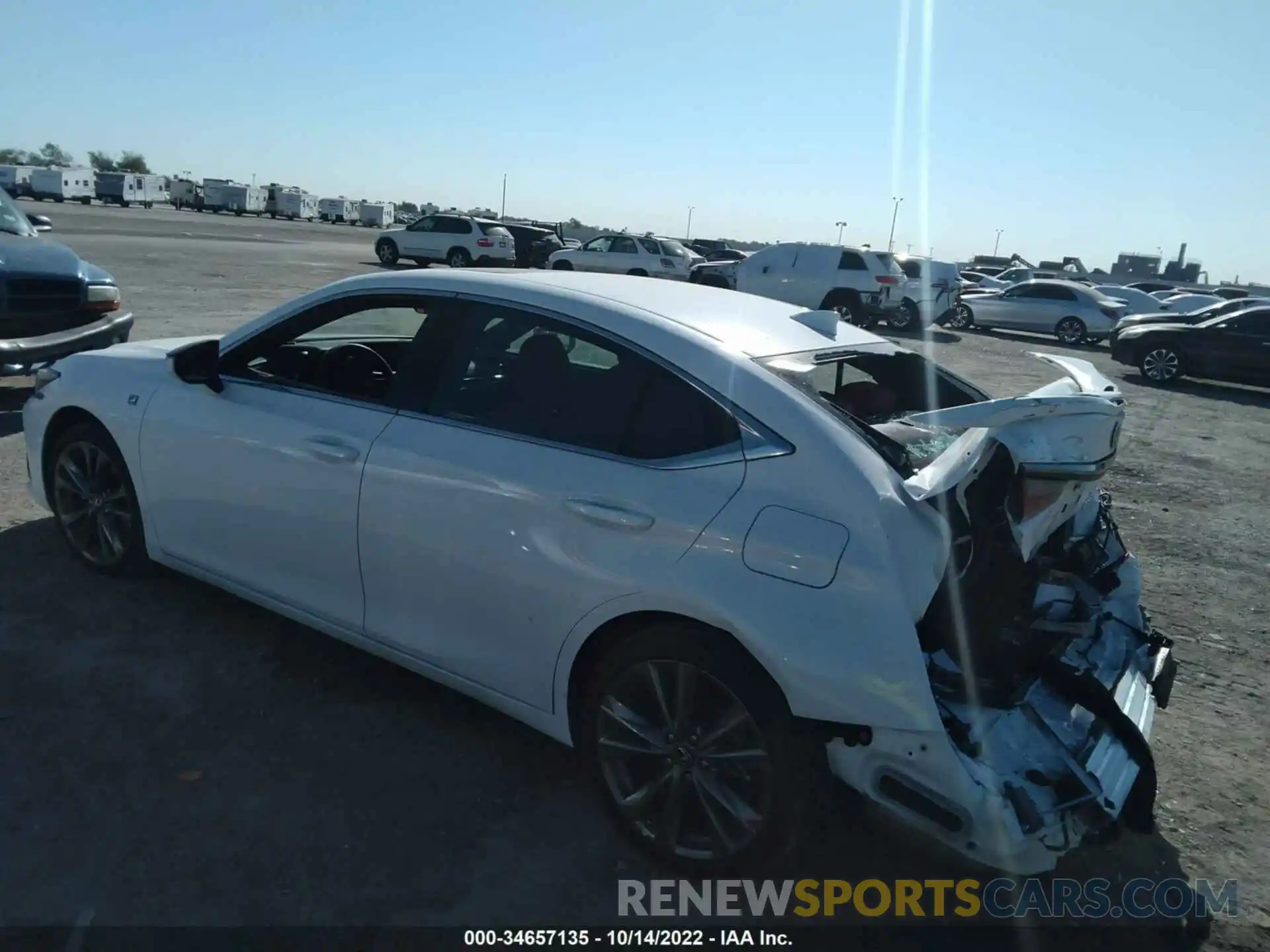 3 Photograph of a damaged car 58AGZ1B1XMU088719 LEXUS ES 2021