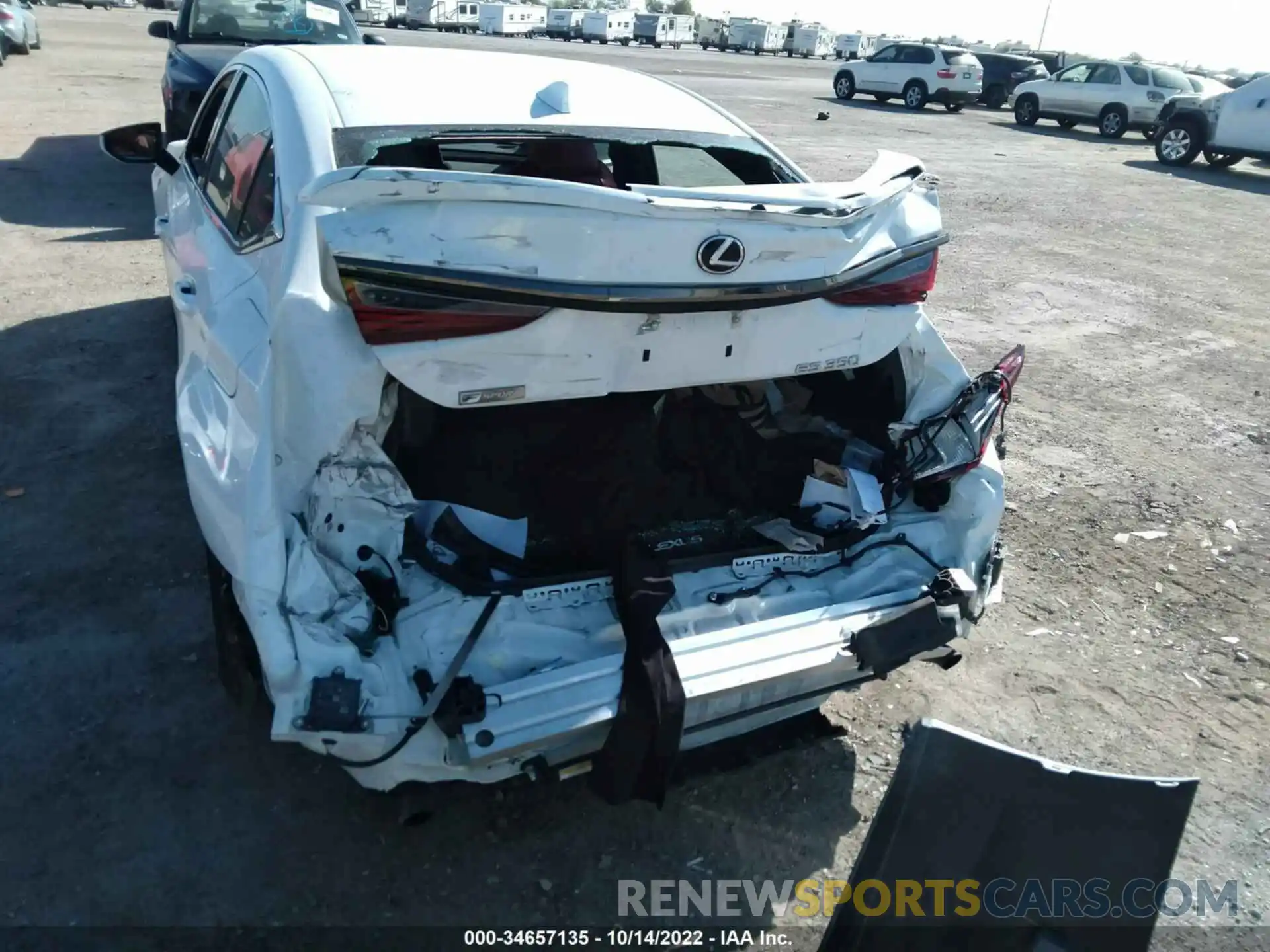 6 Photograph of a damaged car 58AGZ1B1XMU088719 LEXUS ES 2021