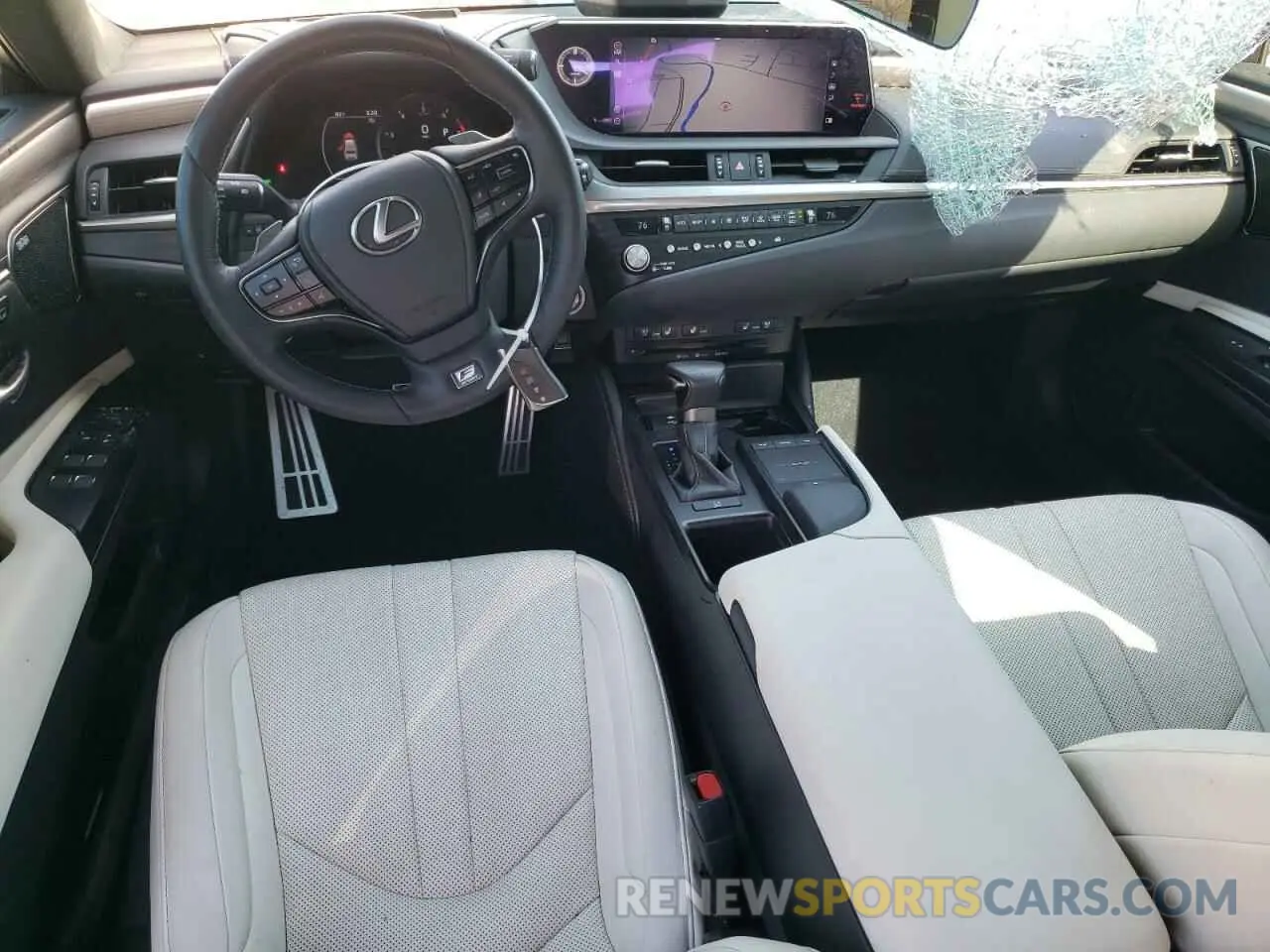 8 Photograph of a damaged car 58AHZ1B13MU102254 LEXUS ES 2021