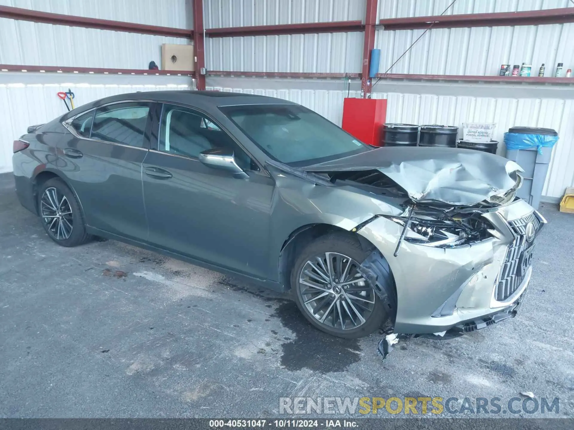 1 Photograph of a damaged car 58ADZ1B10NU131162 LEXUS ES 2022