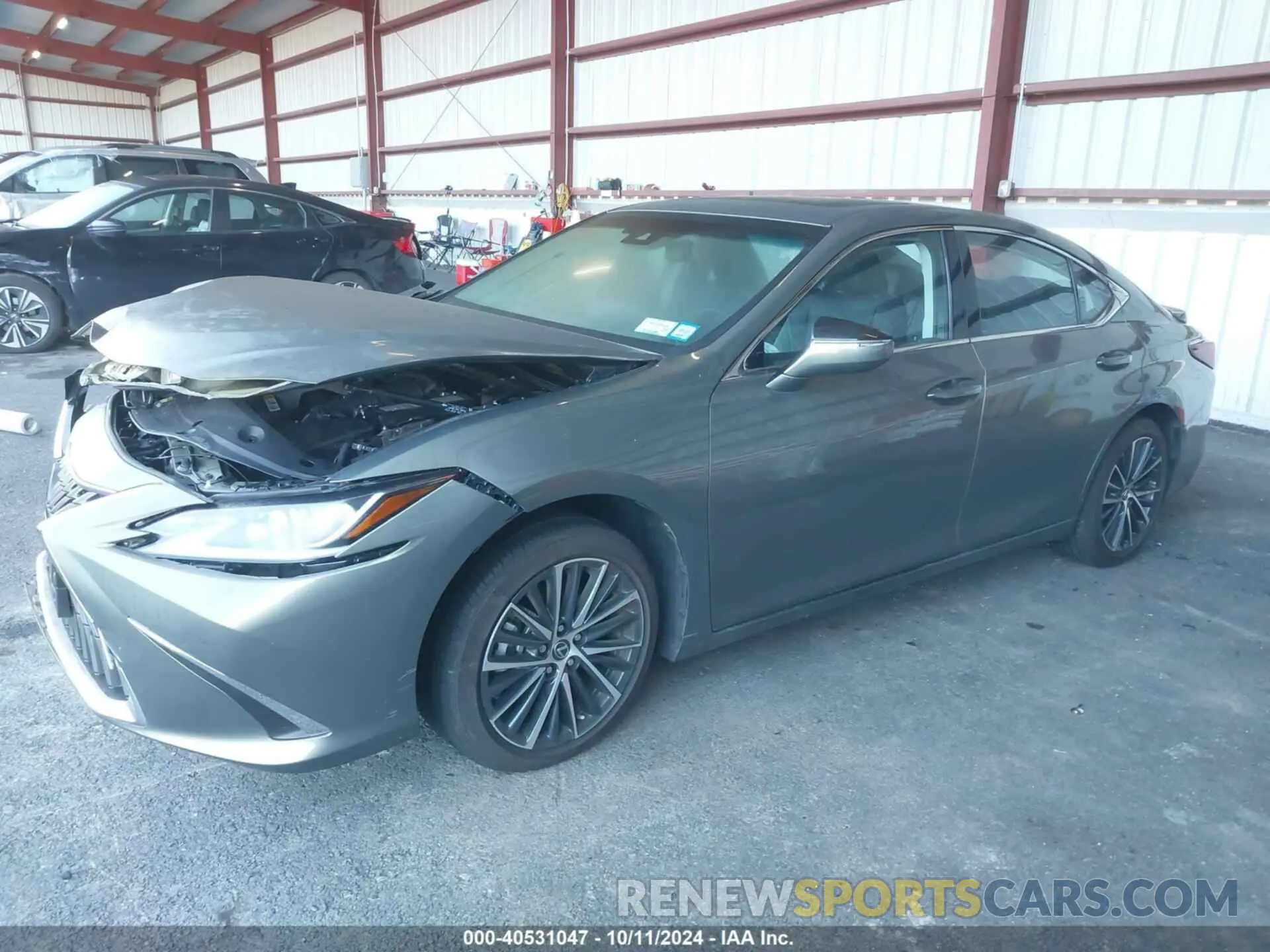 2 Photograph of a damaged car 58ADZ1B10NU131162 LEXUS ES 2022
