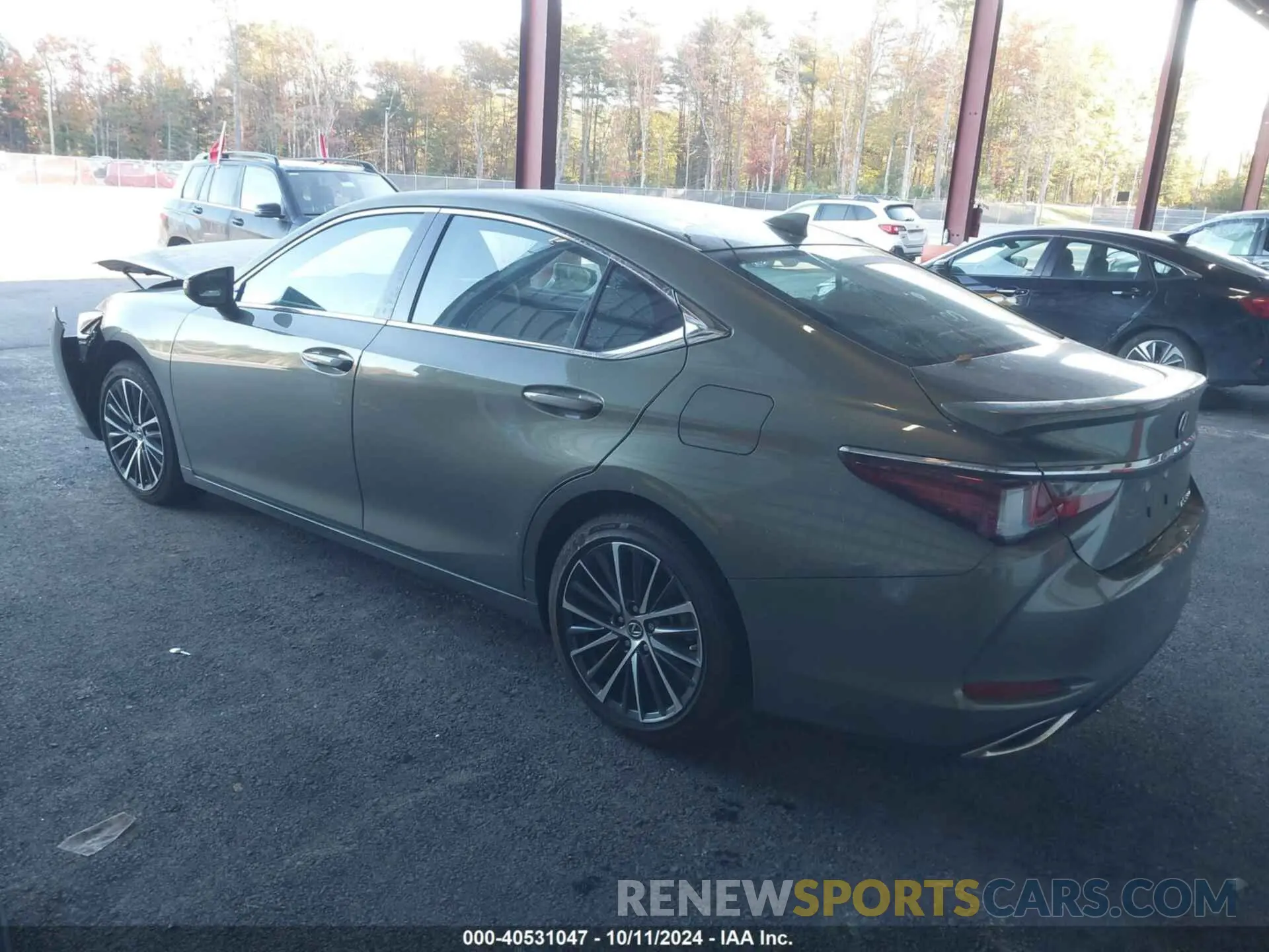 3 Photograph of a damaged car 58ADZ1B10NU131162 LEXUS ES 2022