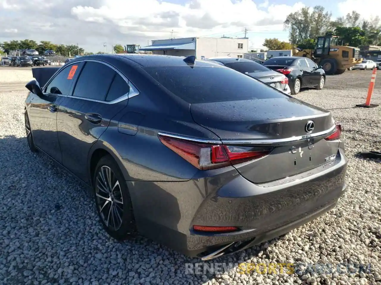 3 Photograph of a damaged car 58ADZ1B12NU114220 LEXUS ES 2022