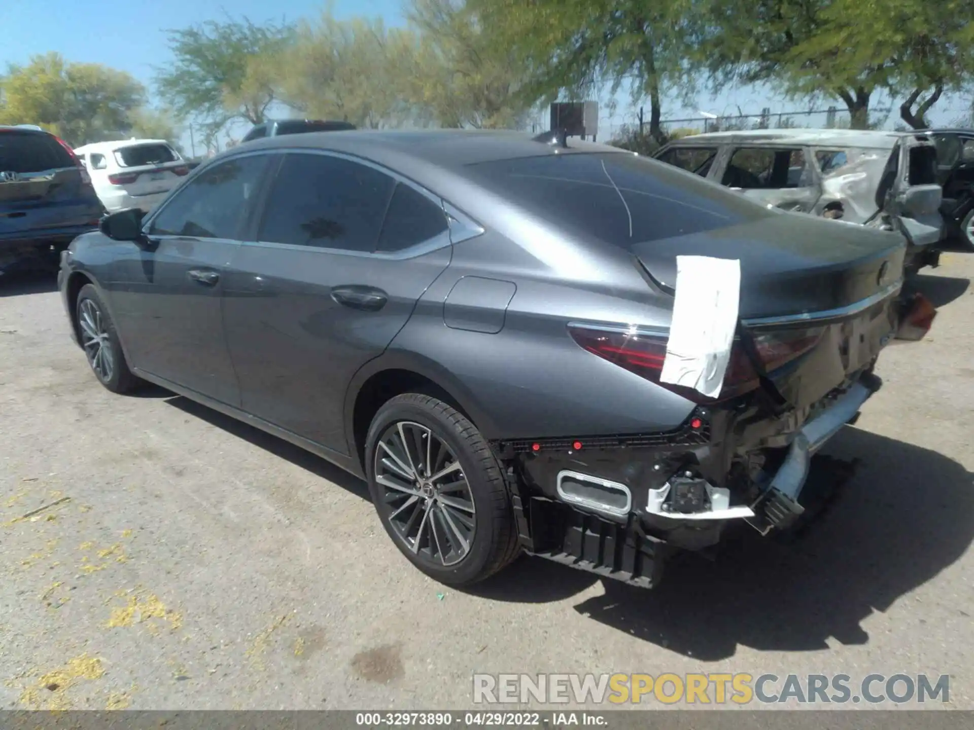 3 Photograph of a damaged car 58ADZ1B13NU116445 LEXUS ES 2022