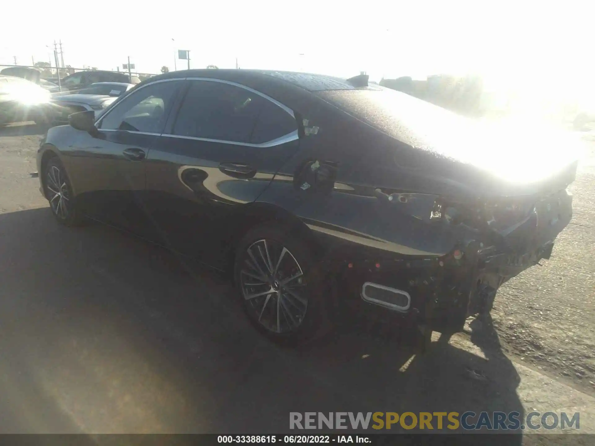 3 Photograph of a damaged car 58ADZ1B17NU121566 LEXUS ES 2022