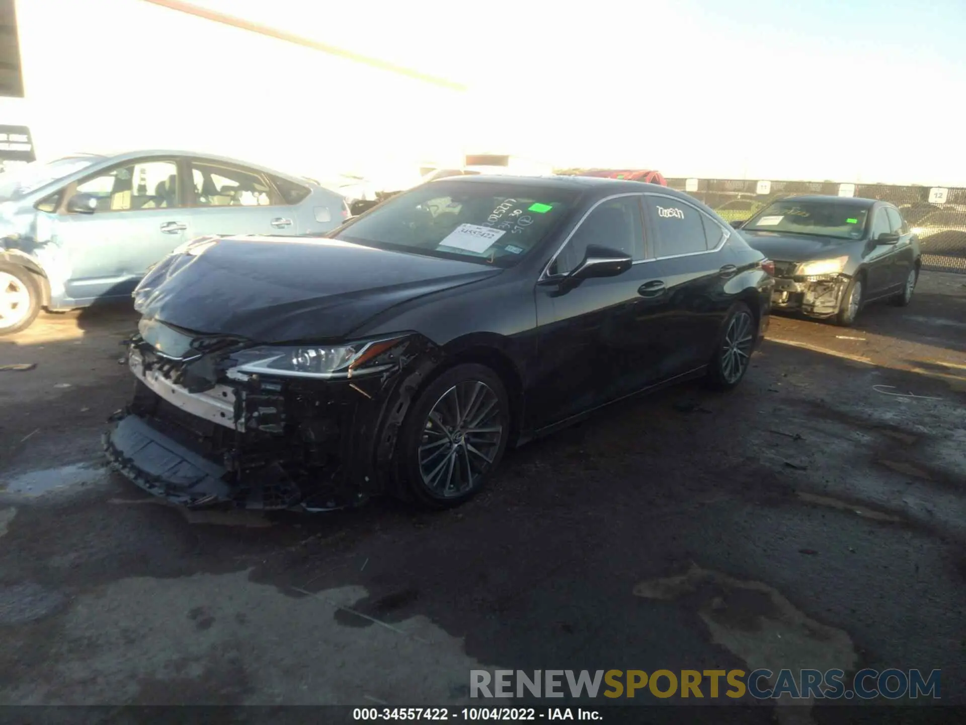 2 Photograph of a damaged car 58ADZ1B1XNU111811 LEXUS ES 2022