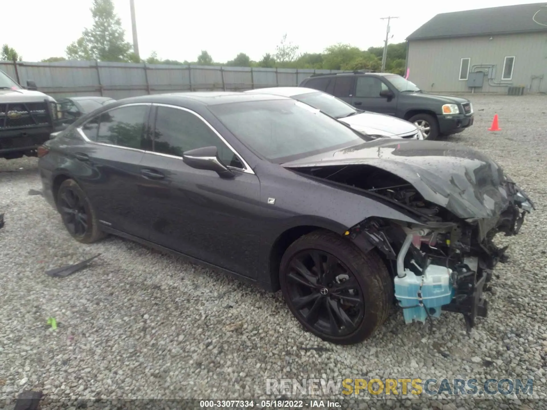 1 Photograph of a damaged car 58AGA1C19NU015428 LEXUS ES 2022