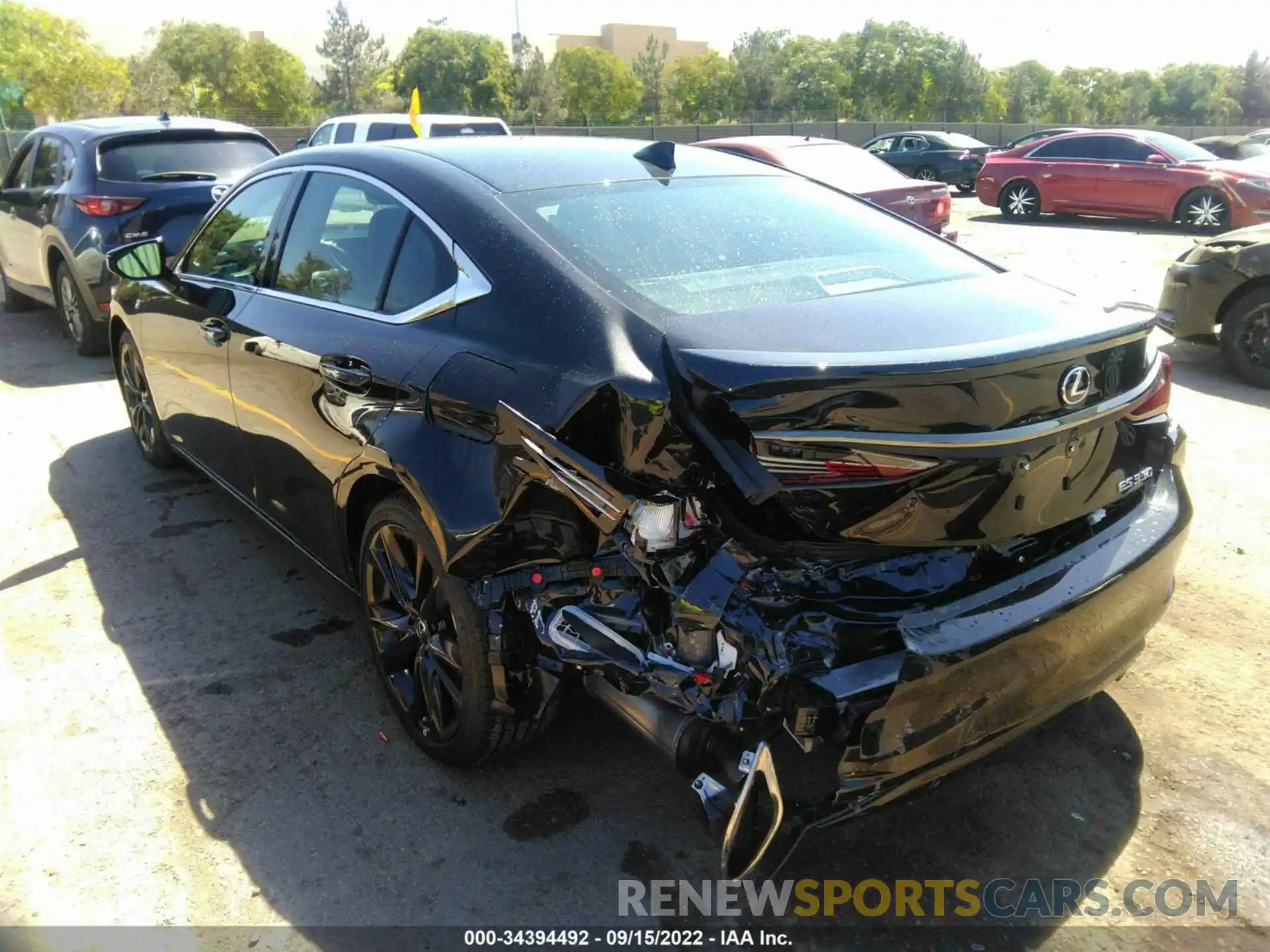 6 Photograph of a damaged car 58AGZ1B16NU134693 LEXUS ES 2022