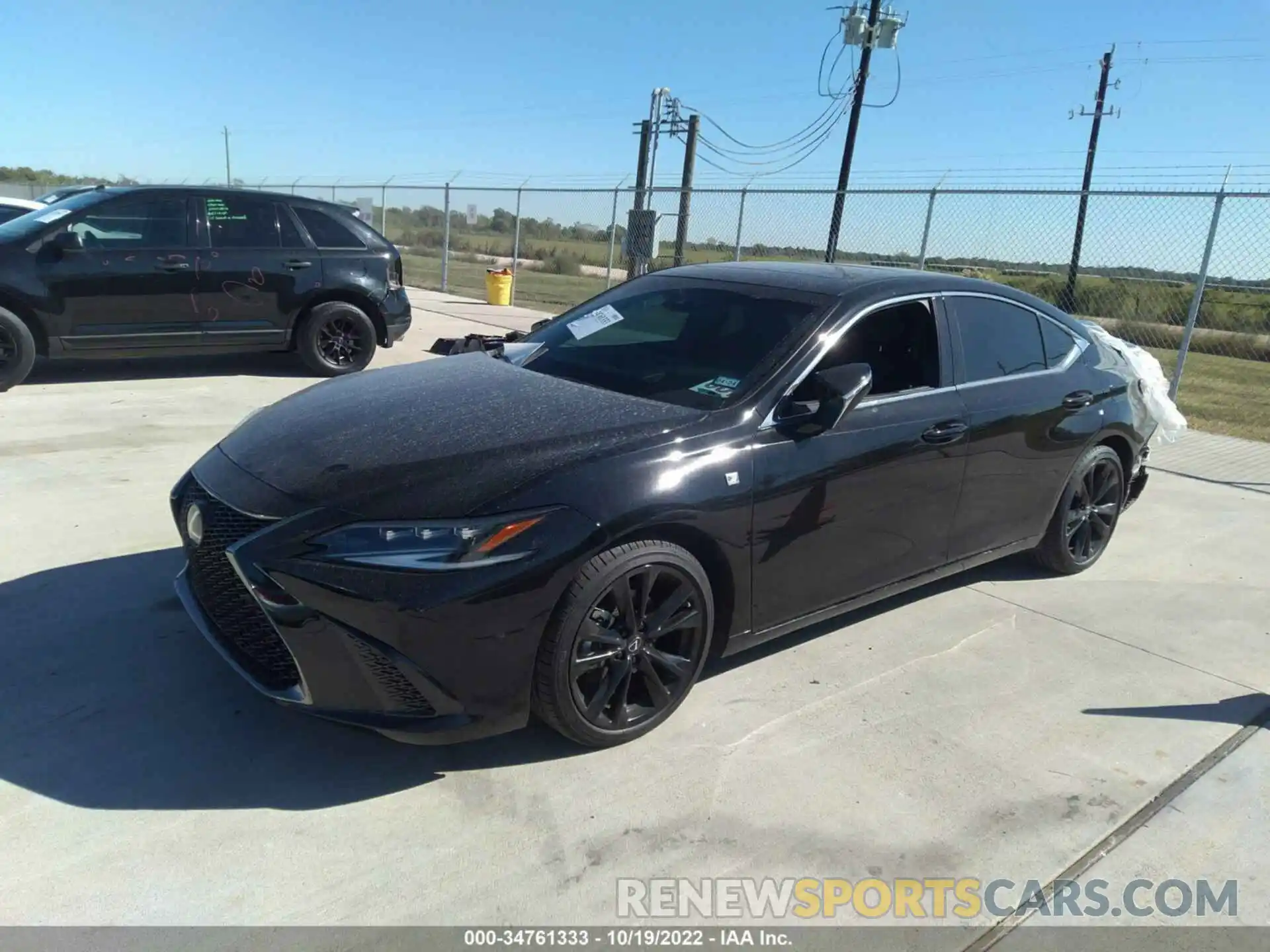 2 Photograph of a damaged car 58AJZ1B19NU126657 LEXUS ES 2022