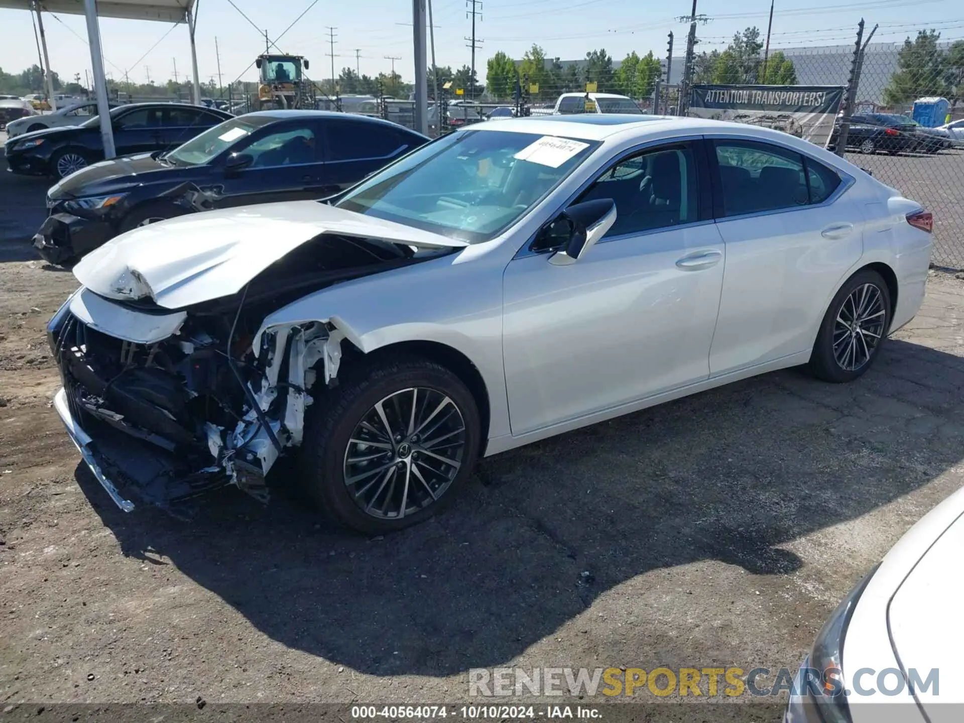 2 Photograph of a damaged car 58ADZ1B18PU153302 LEXUS ES 2023
