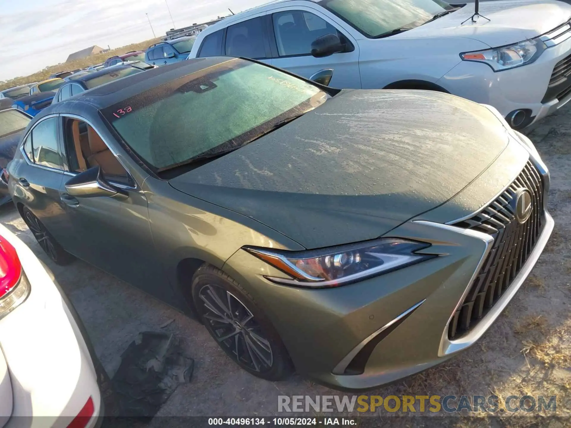 1 Photograph of a damaged car 58ADZ1B17RU180879 LEXUS ES 2024