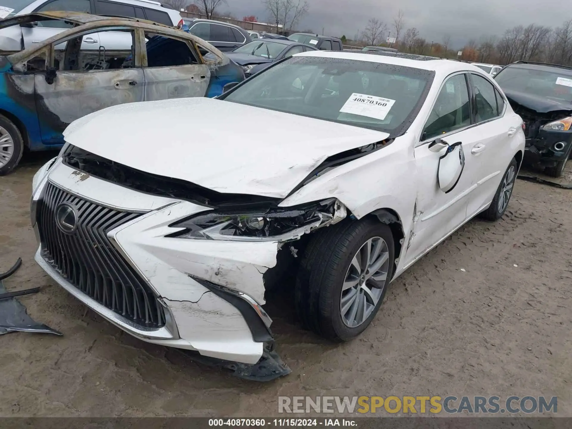 2 Photograph of a damaged car 58AC11D10MU001395 LEXUS ES 250 2021
