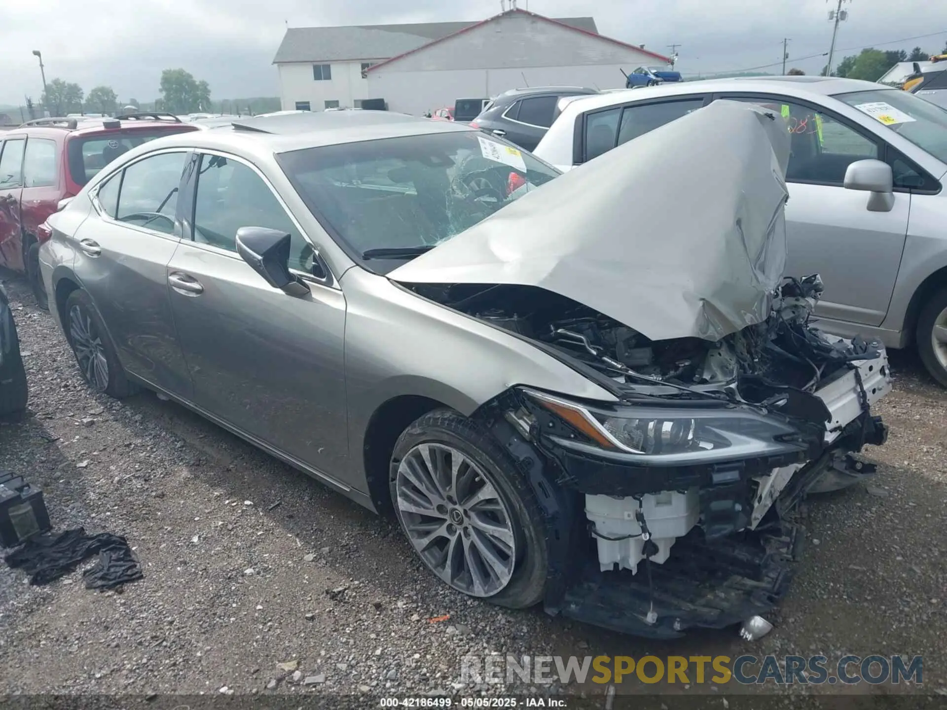 1 Photograph of a damaged car 58AD11D11MU002155 LEXUS ES 250 2021