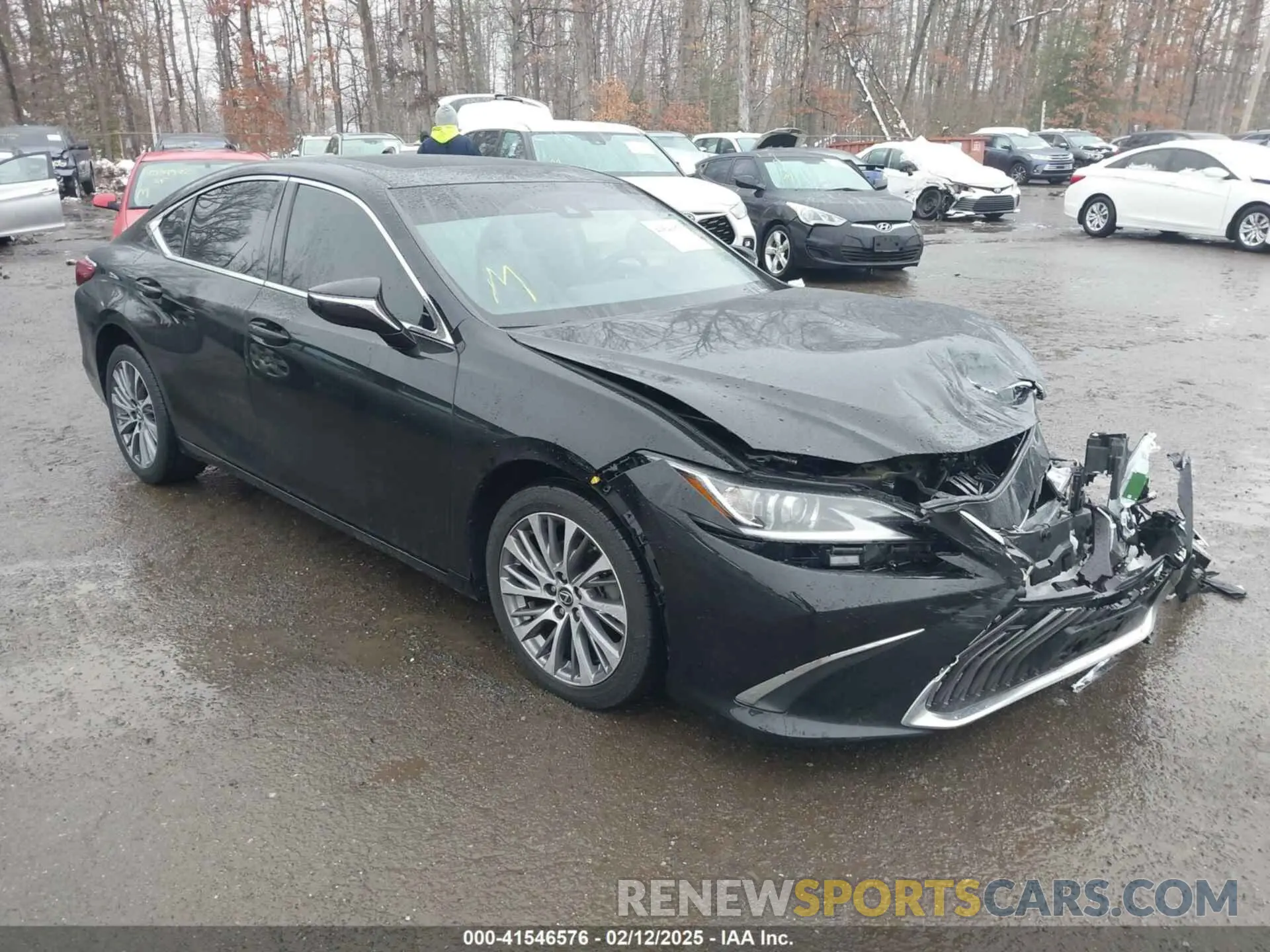 1 Photograph of a damaged car 58AD11D11MU004391 LEXUS ES 250 2021